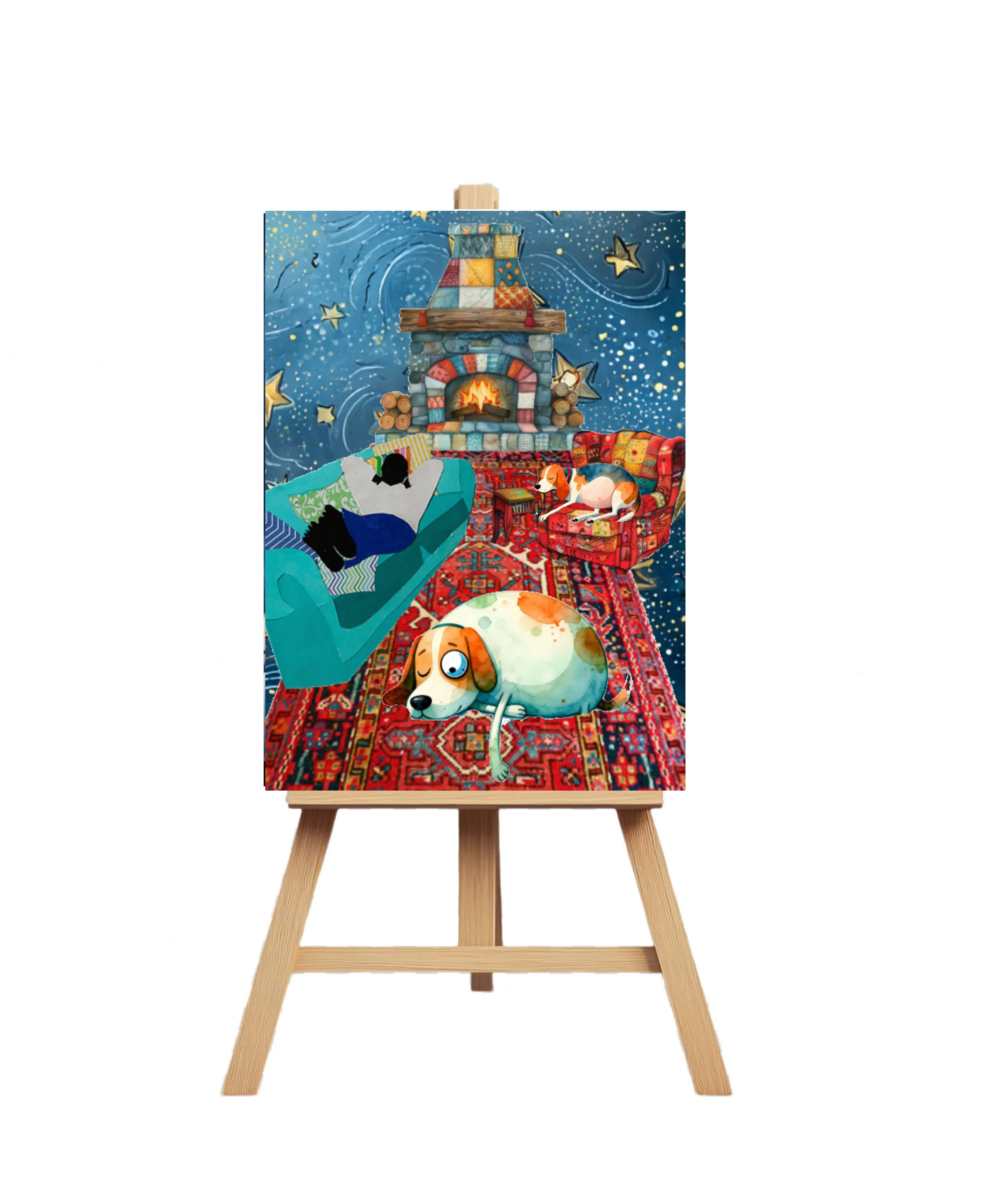 Good Good Night  (12" x 16")