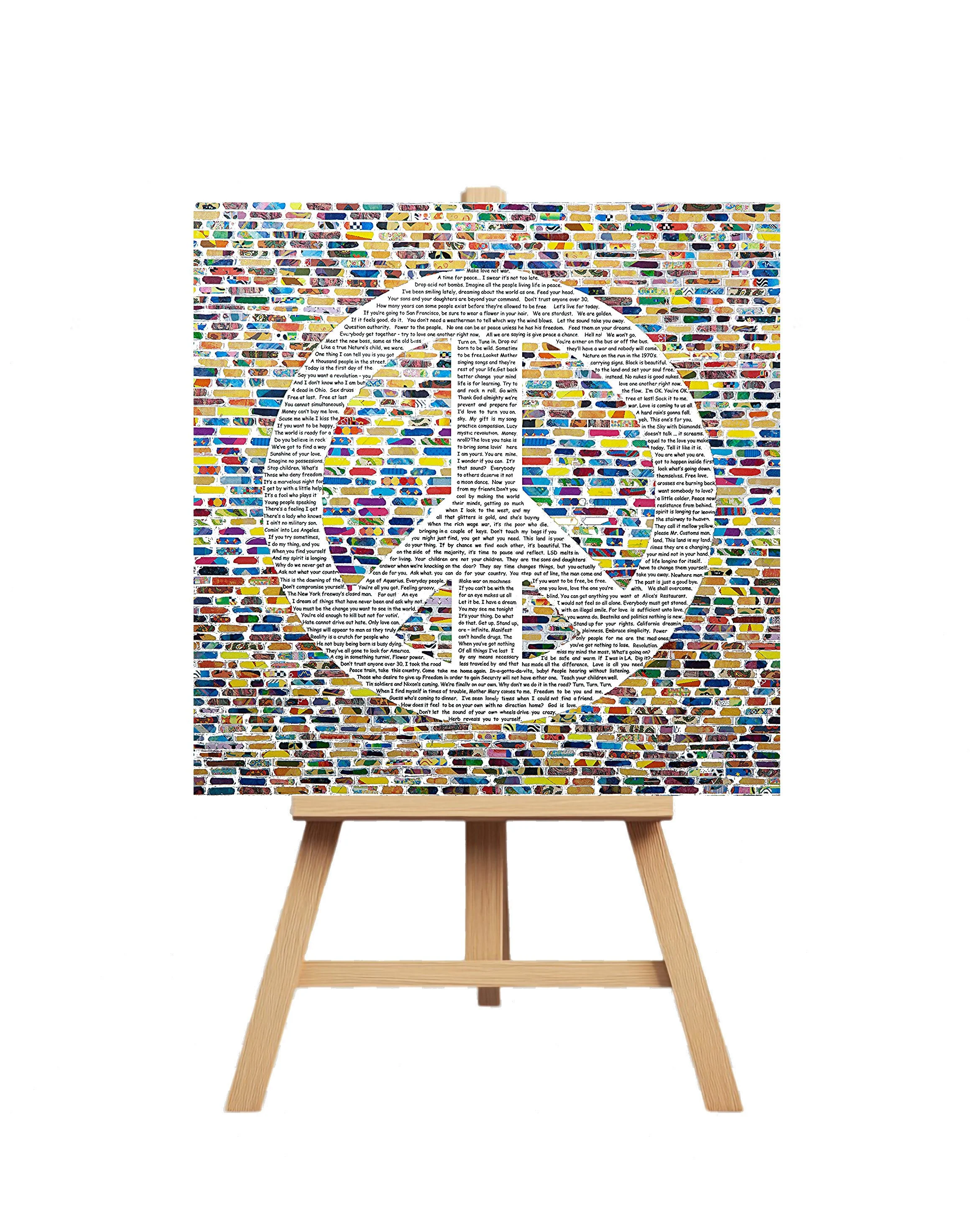 Peace Sign  (12" x 12")