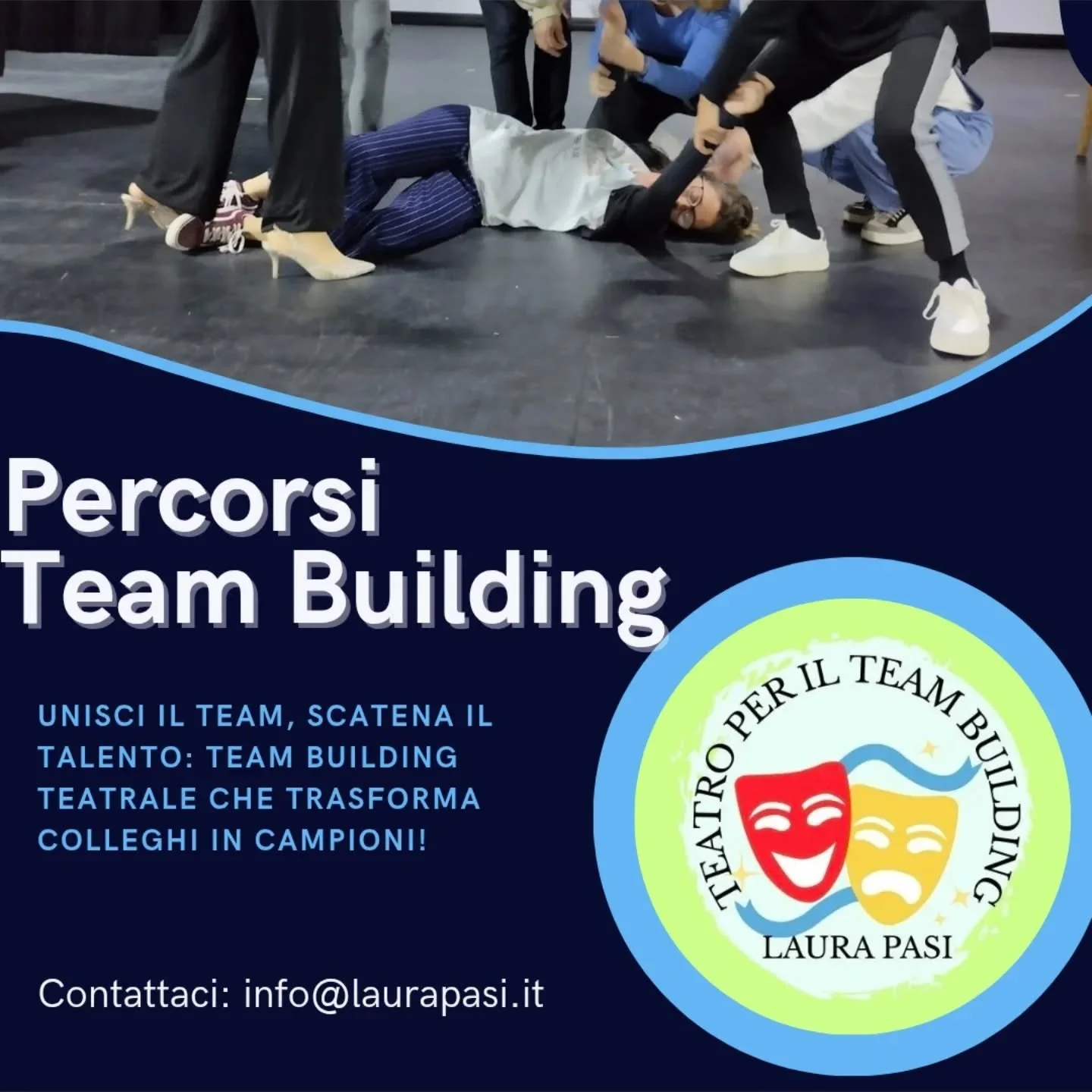 🎭 Divertiti e unisci il Team 🎭

Per informazioni contattaci: info@laurapasi.it