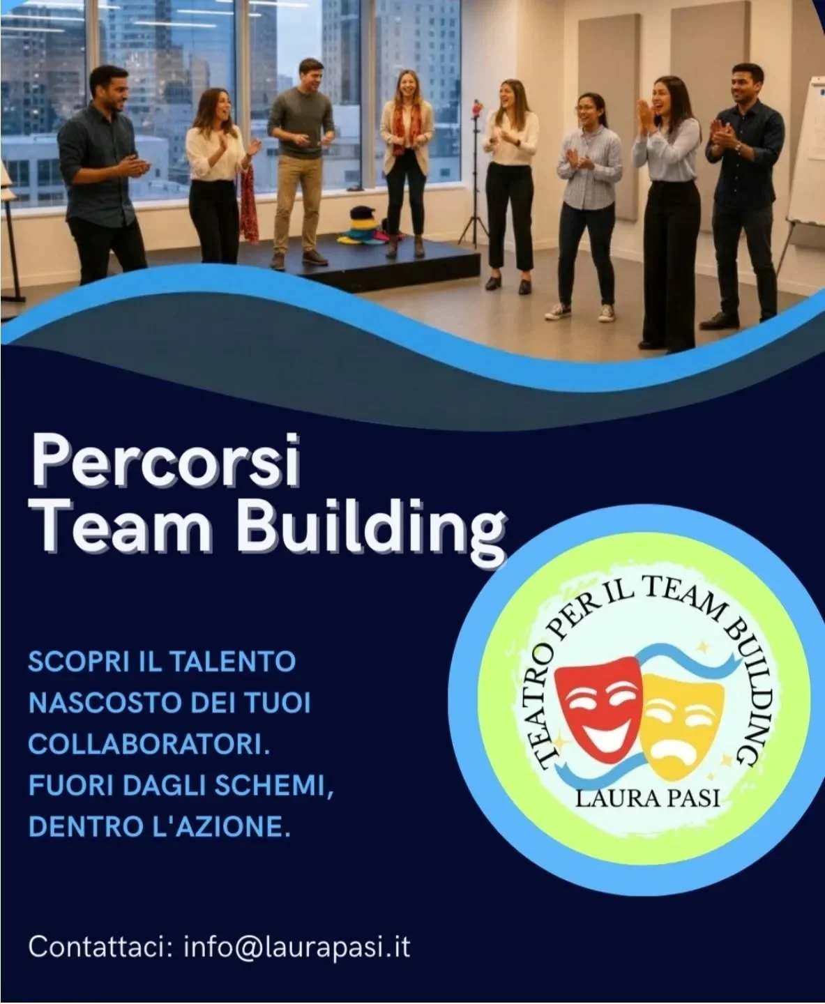 Tagga il collega che non si tirerebbe mai indietro in una sfida! 👇

🎭 Scopri il talento nascosta dei tuoi collaboratori. Fuori dagli schemi, dentro l'azione 🎭

Scopri i percorsi di Team Building.

#collaborazione
#teambuidling #crescitapersonale #