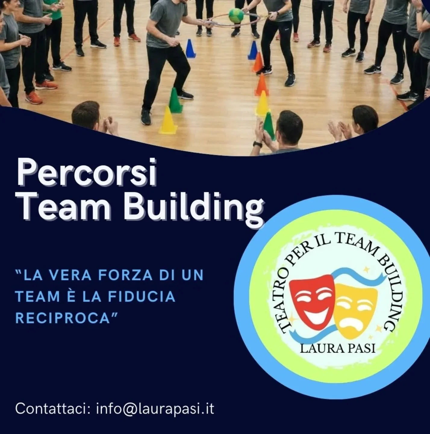 🎭 La vera forza di un team &egrave; la fiducia reciproca 🎭

Percorsi di Team building tramite il teatro.

Crea la tua squadra.

Contattaci: info@laurapasi.it 

#crescitapersonale 
#teambuidling 
#teatrogenova 
#liguria 
#teamwork