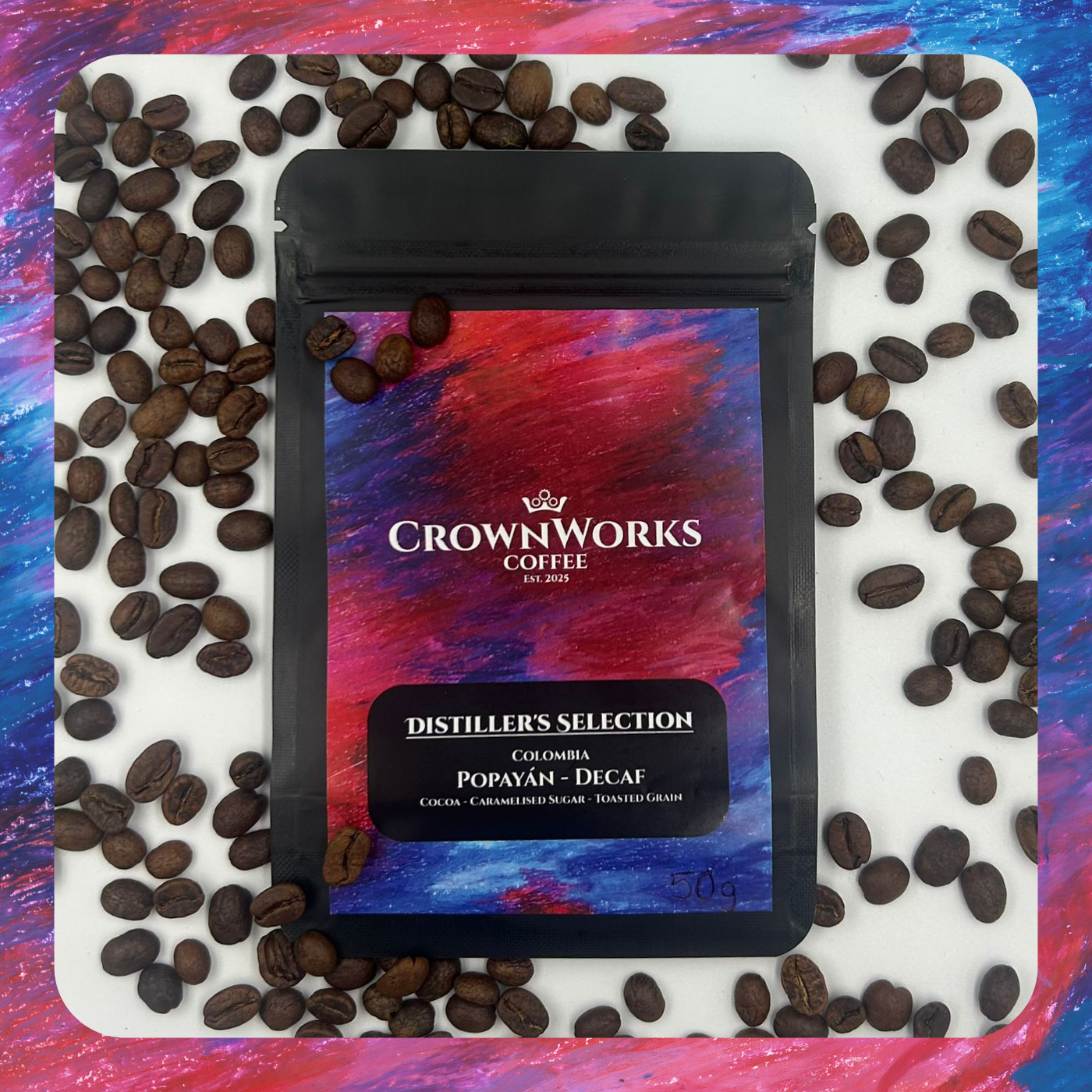 Crownworks Columbia Starter Set infographic - Popyan decaf.png