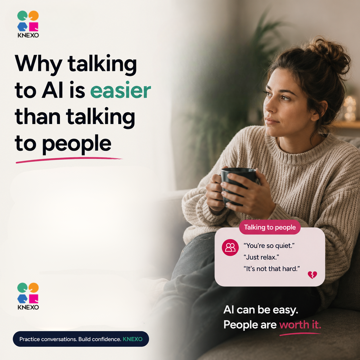 Why Talking To AI Feels Easier Than Talking To People