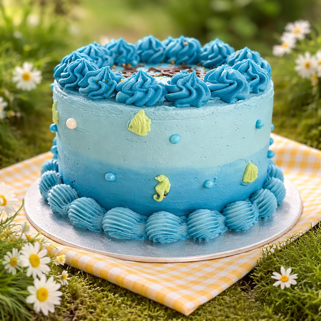 Birthday celebration cake