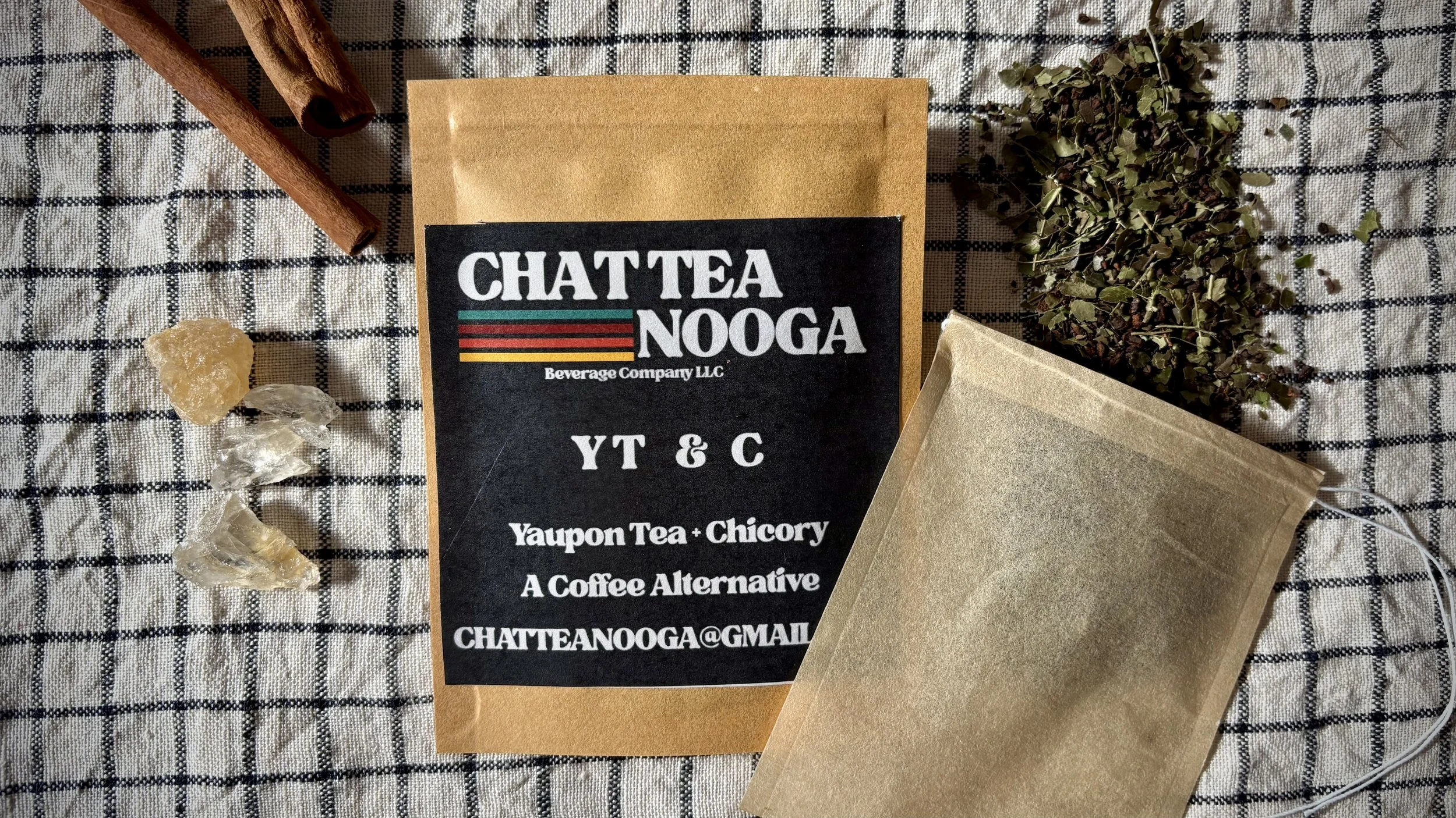 Yaupon Tea and Chicory Blend 8 oz