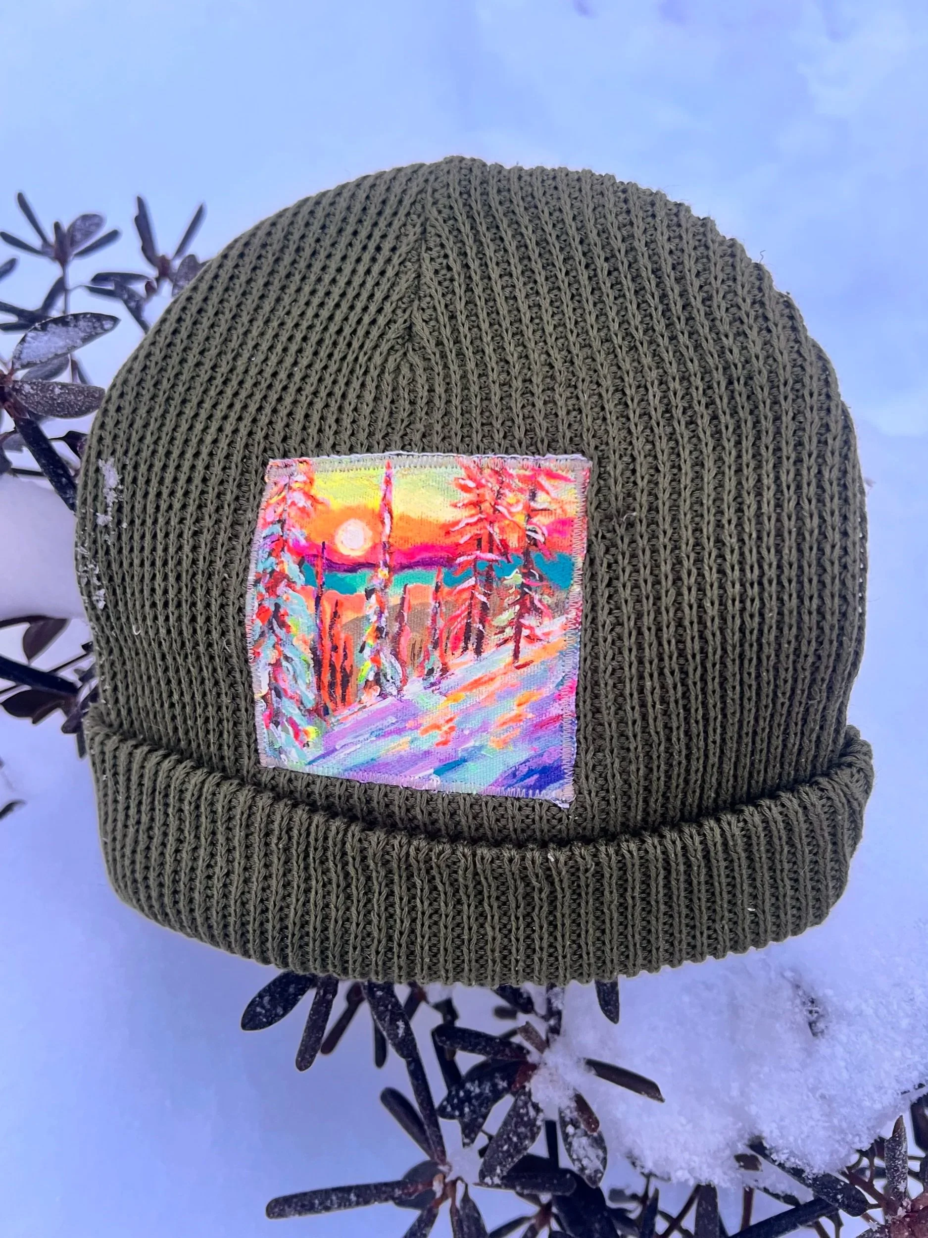 Back Country Mountain Slope Winter Glow - Winter Hat