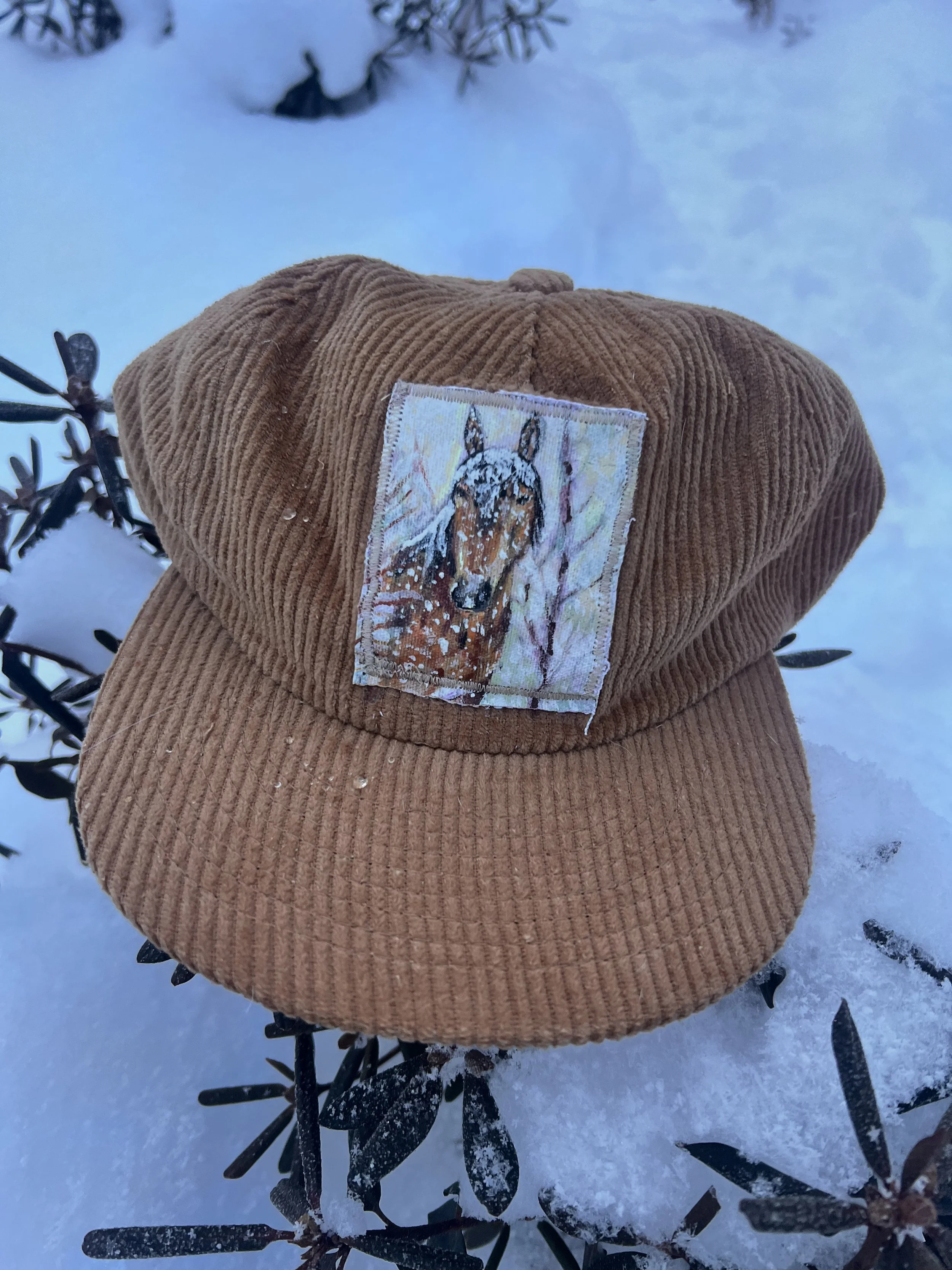 Snow Kissed Mane - Corduroy Hat