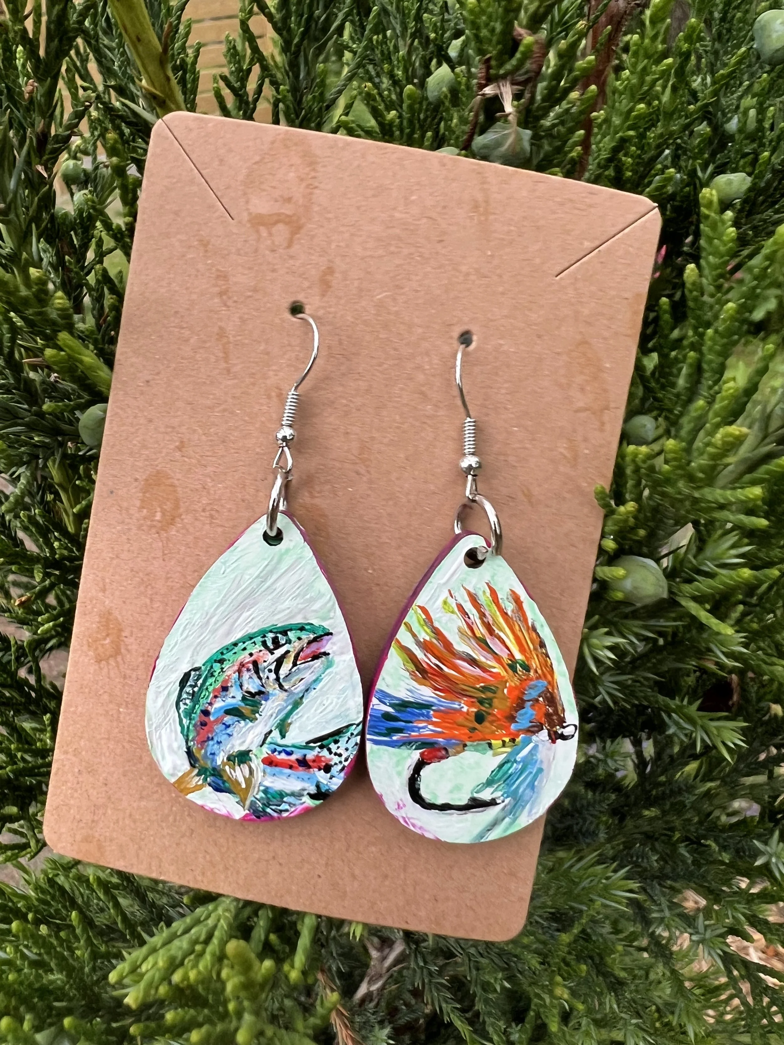 Fish & Hook Earrings