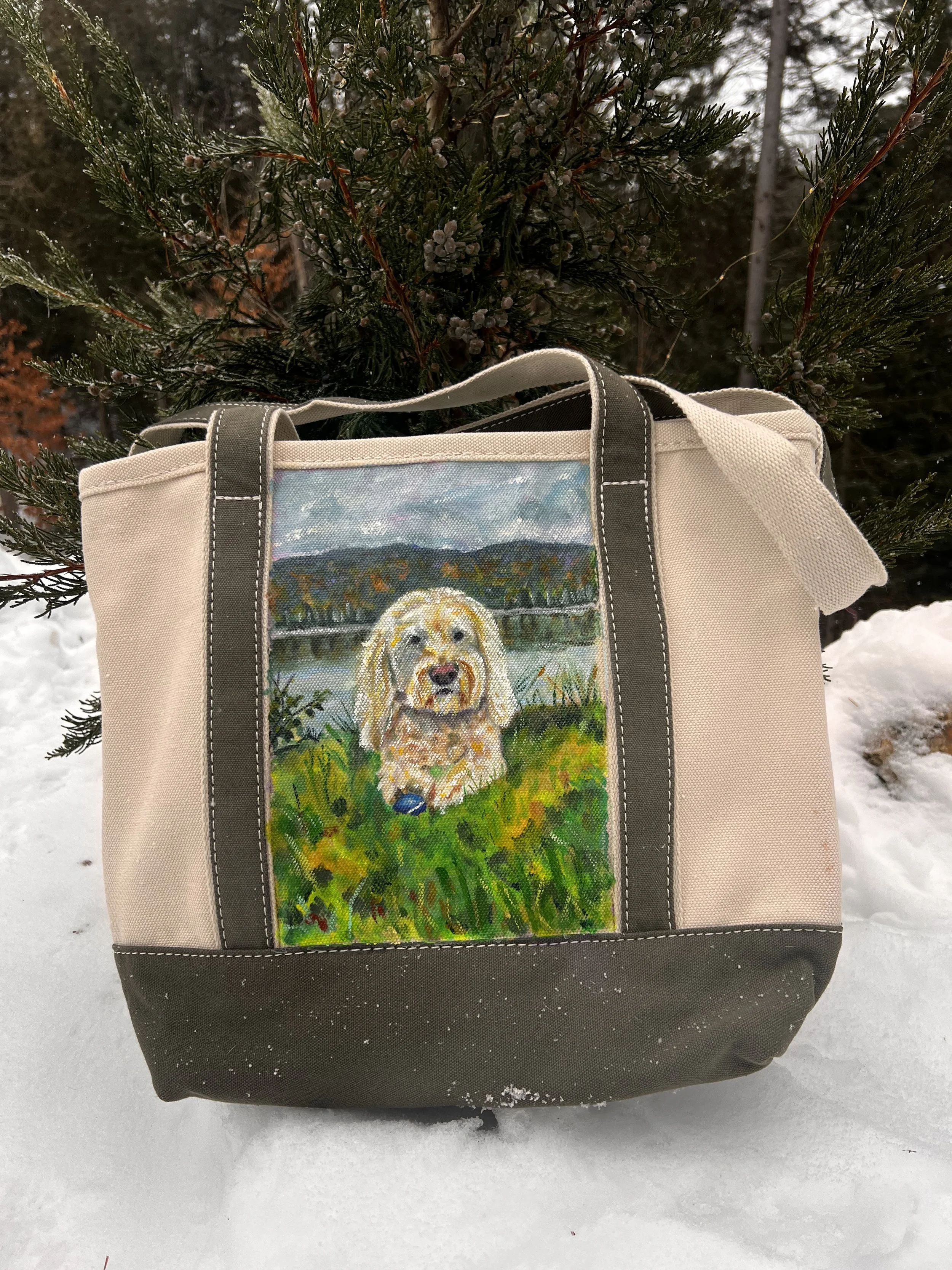 Custom Painting on a Bag