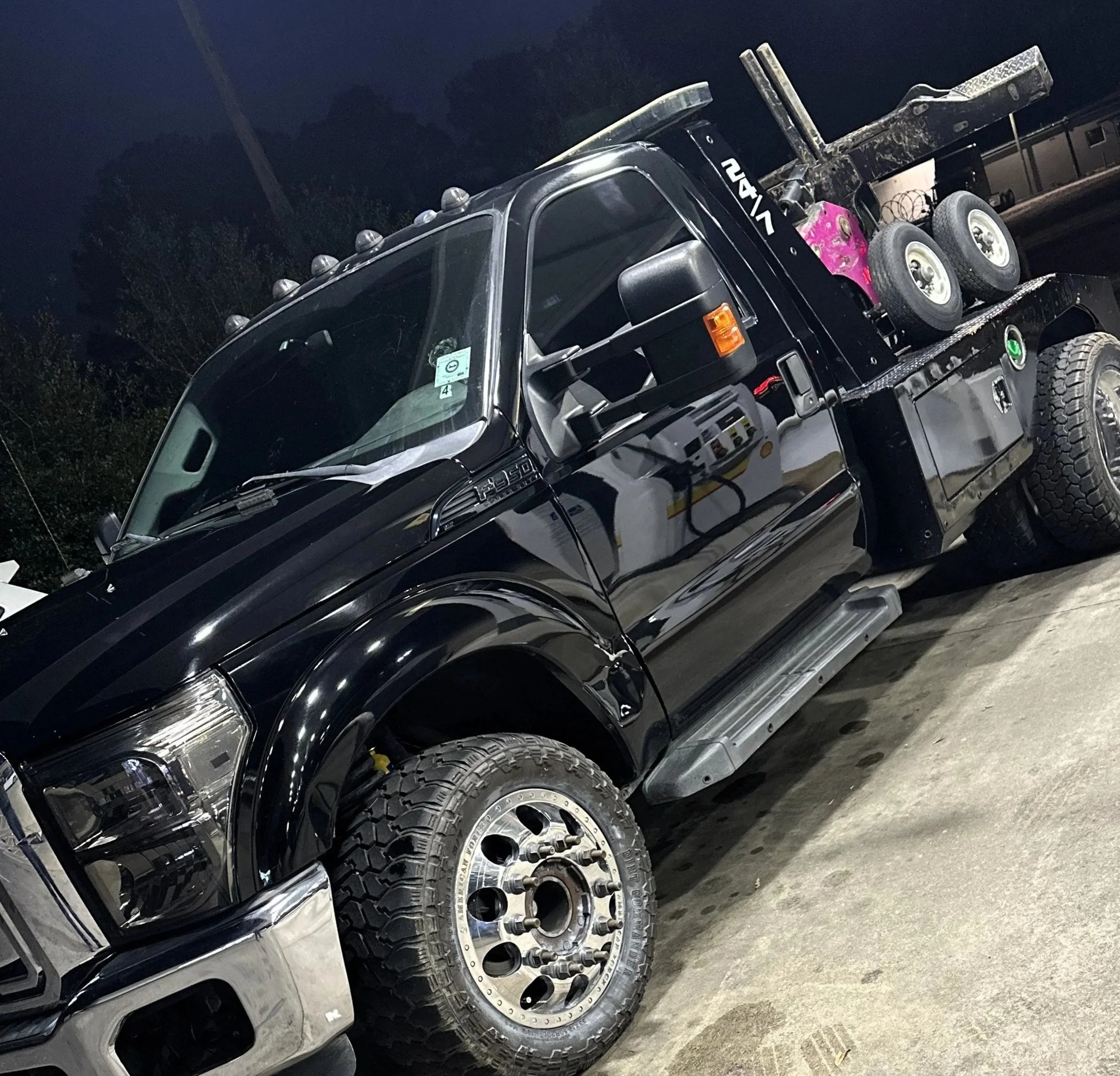 one of west recovery and towing trucks