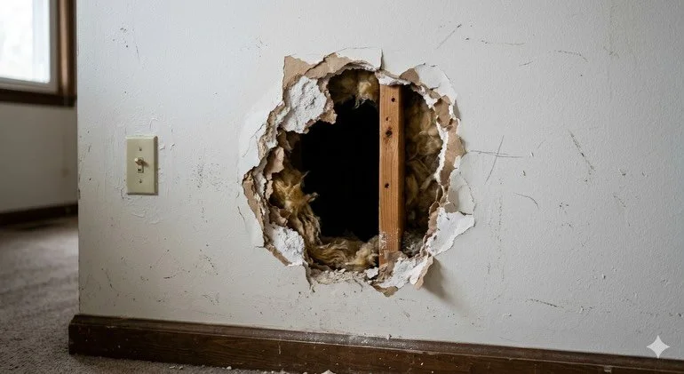 Let&rsquo;s be honest: Charlotte homes go through a lot. Between the kids, the dogs, and moving furniture, your drywall usually takes the hit. 🥊
That "clean slate" look is satisfying, but getting there is an art&mdash;especially with our N