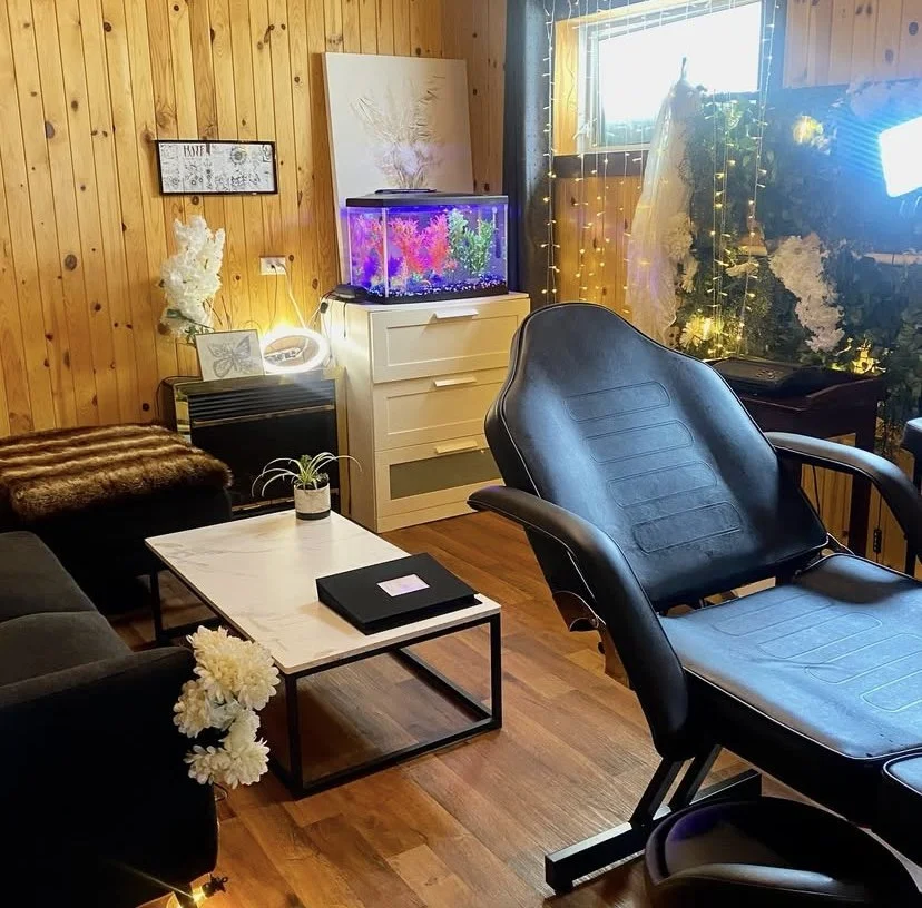 Premier studio de LJD Tattoo à Saint-Gabriel de Valcartier