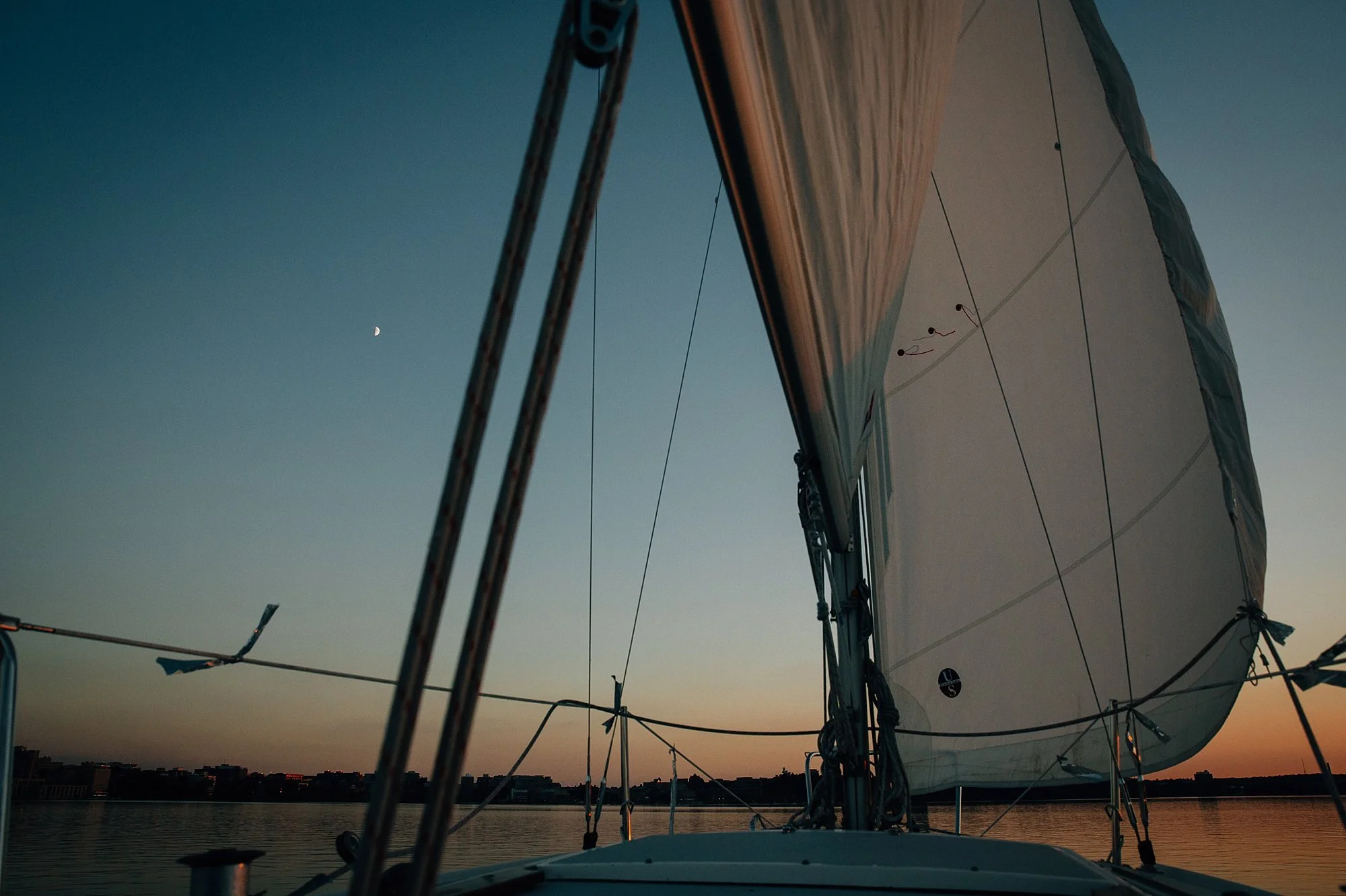 Sailing on Lake Mendota