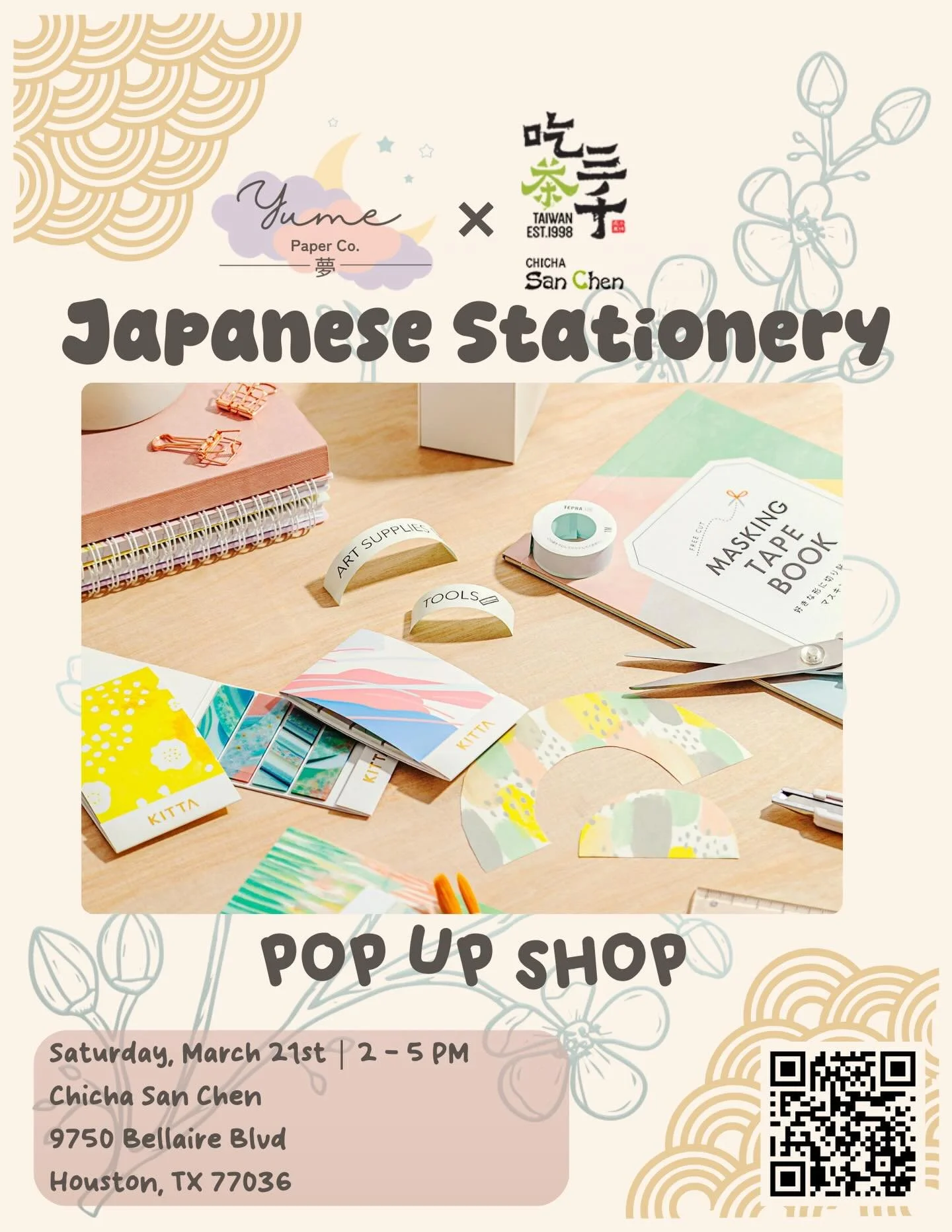 This has been in the works for several months now and I&rsquo;m excited to officially announce: I&rsquo;m hosting my first Japanese stationery pop-up in Houston!!! 🥳

I&rsquo;m excited to be collaborating with @chichasanchen.tx to bring a wonderful 
