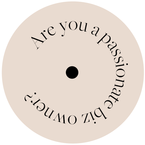 A circular beige button with black text that reads, 'Are you a passionalist or a wowrlic?'