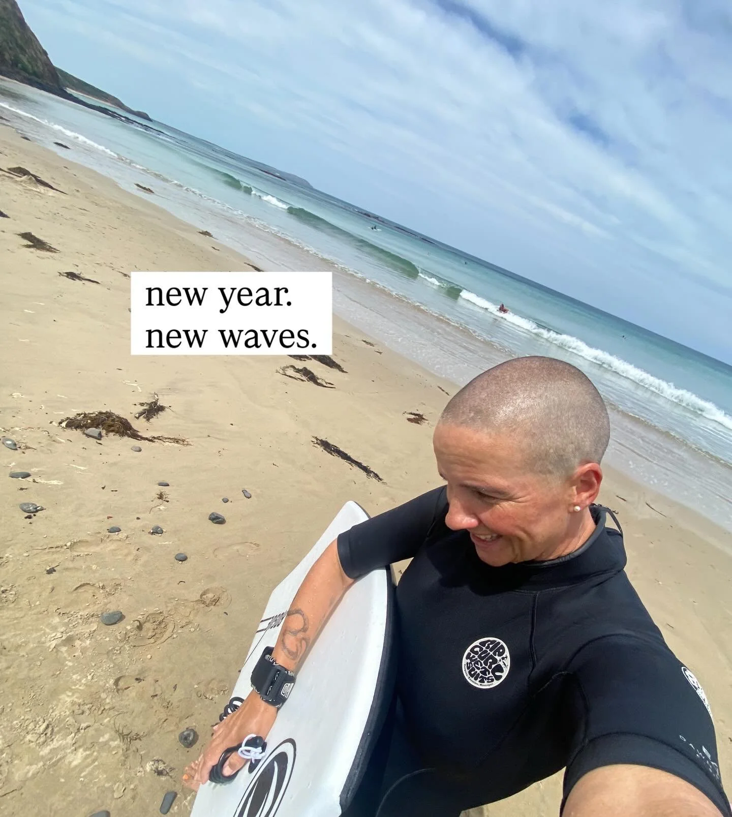 I&rsquo;m learning to surf &mdash; at almost 50, with old injuries and a lifetime of boogie boarding behind me.
 It&rsquo;s humbling and hilarious&hellip; and honestly, so much fun!

Living by the ocean (something I dreamed of for years) has changed 