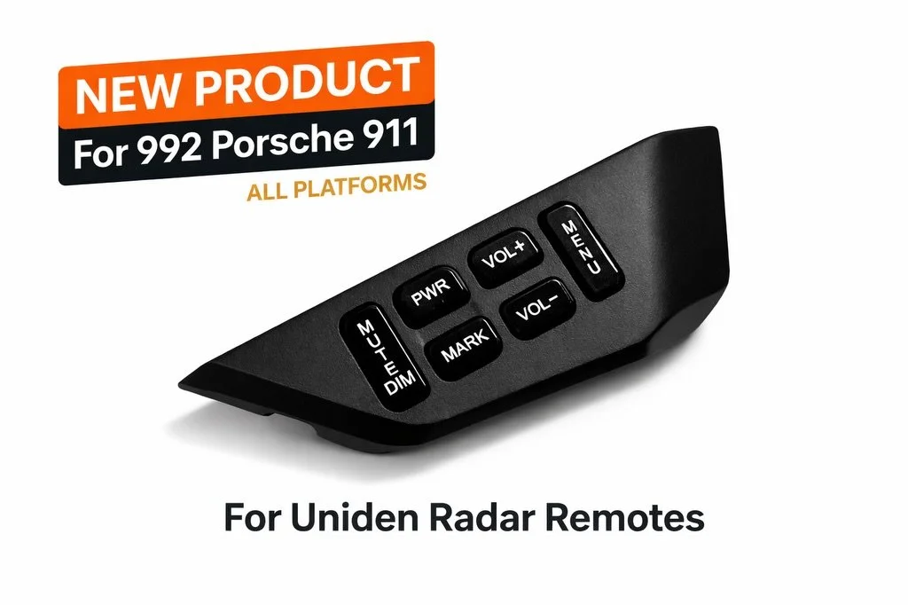 NEW PRODUCT 🚨

992 Porsche 911 Remote Mount
✔️ OEM-style fit
✔️ For Uniden radar remotes

Clean. Integrated. Purpose-built.
Mounts under instrument cluster.

Available now at Radarpods.com 🔥

#Porsche992 #Porsche911 #UnidenRadar #RadarInstall #OEMP