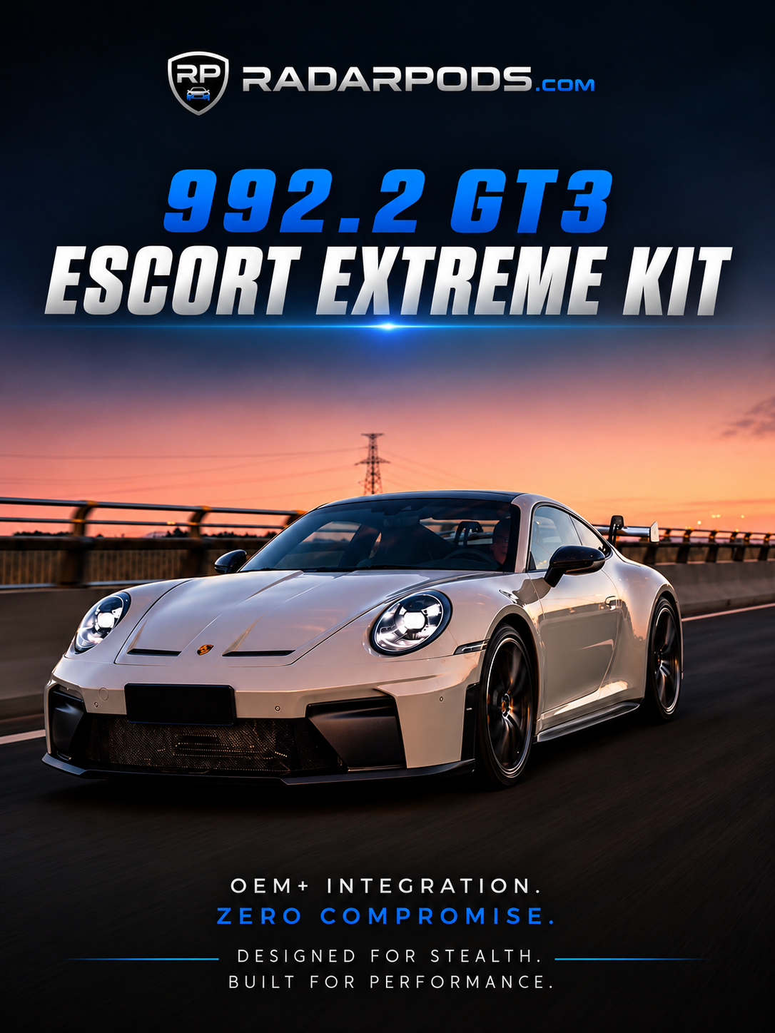 992.2 Porsche GT3 Escort Extreme Kit