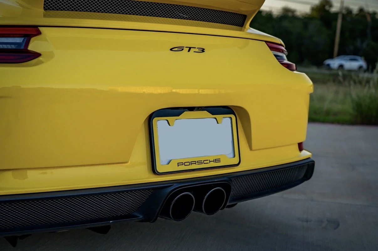 Porsche 911 991.1/2 Uniden License Plate Frame