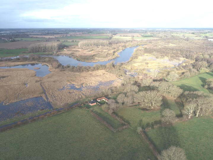 river marshes surlingham aerial