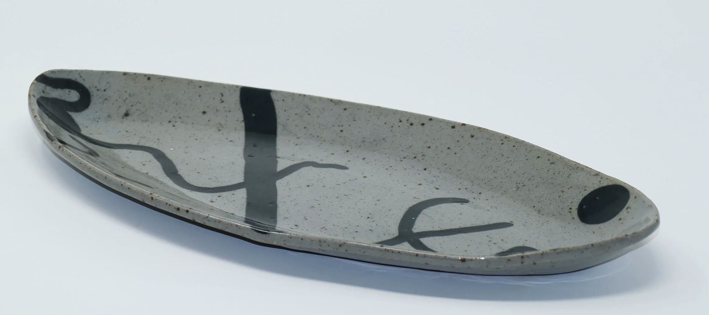 Grey & Black Platter, 2025