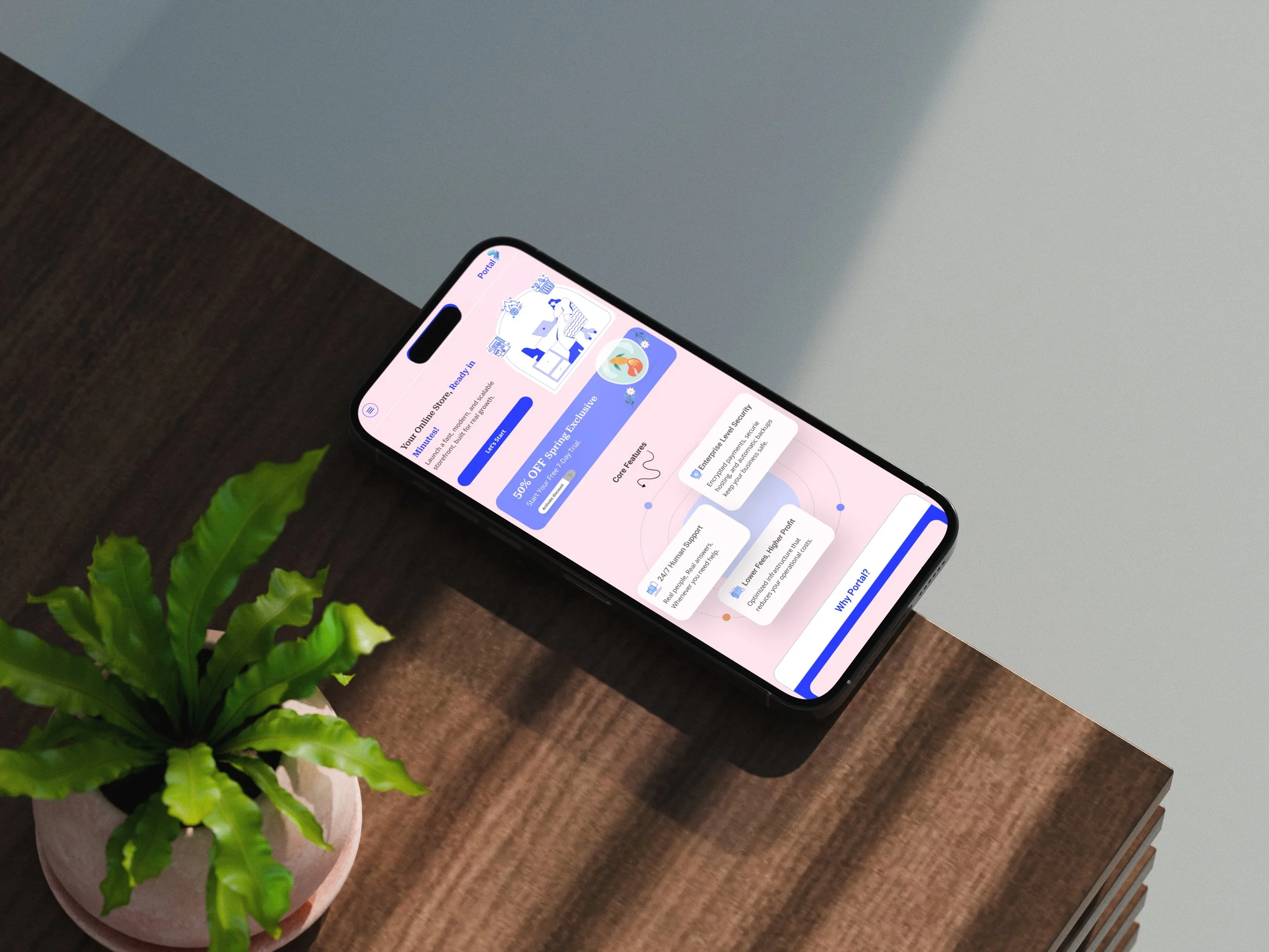 Portal (UX, UI case study)