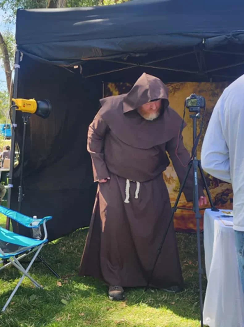 Mobile Studio at the Robin Hood Renaissance Faire