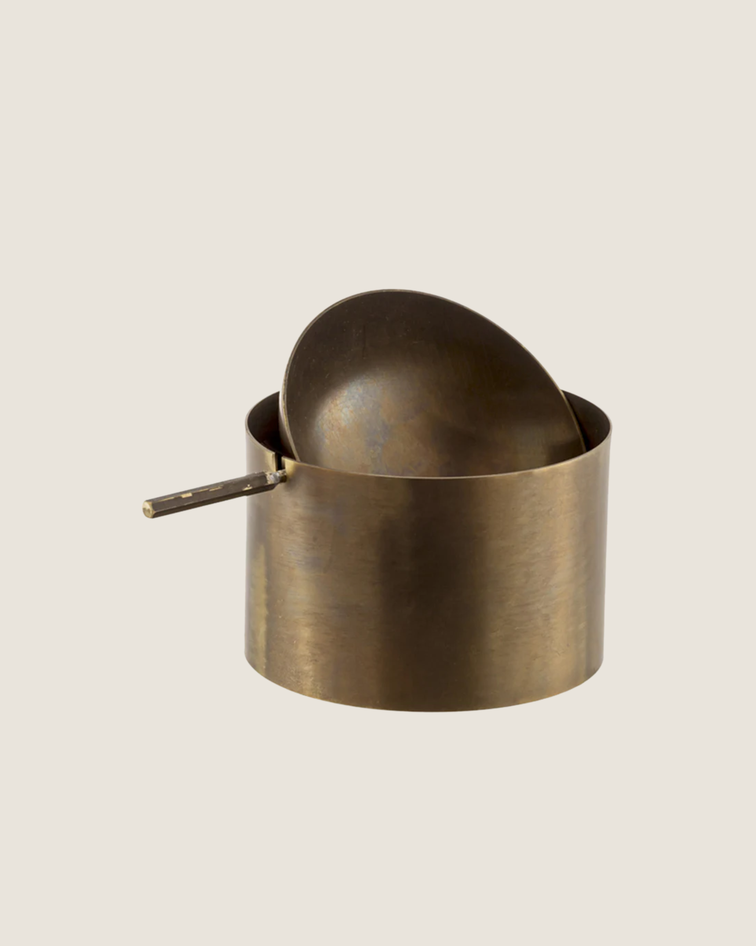 Brass Ashtray with Tilting Plate | $300