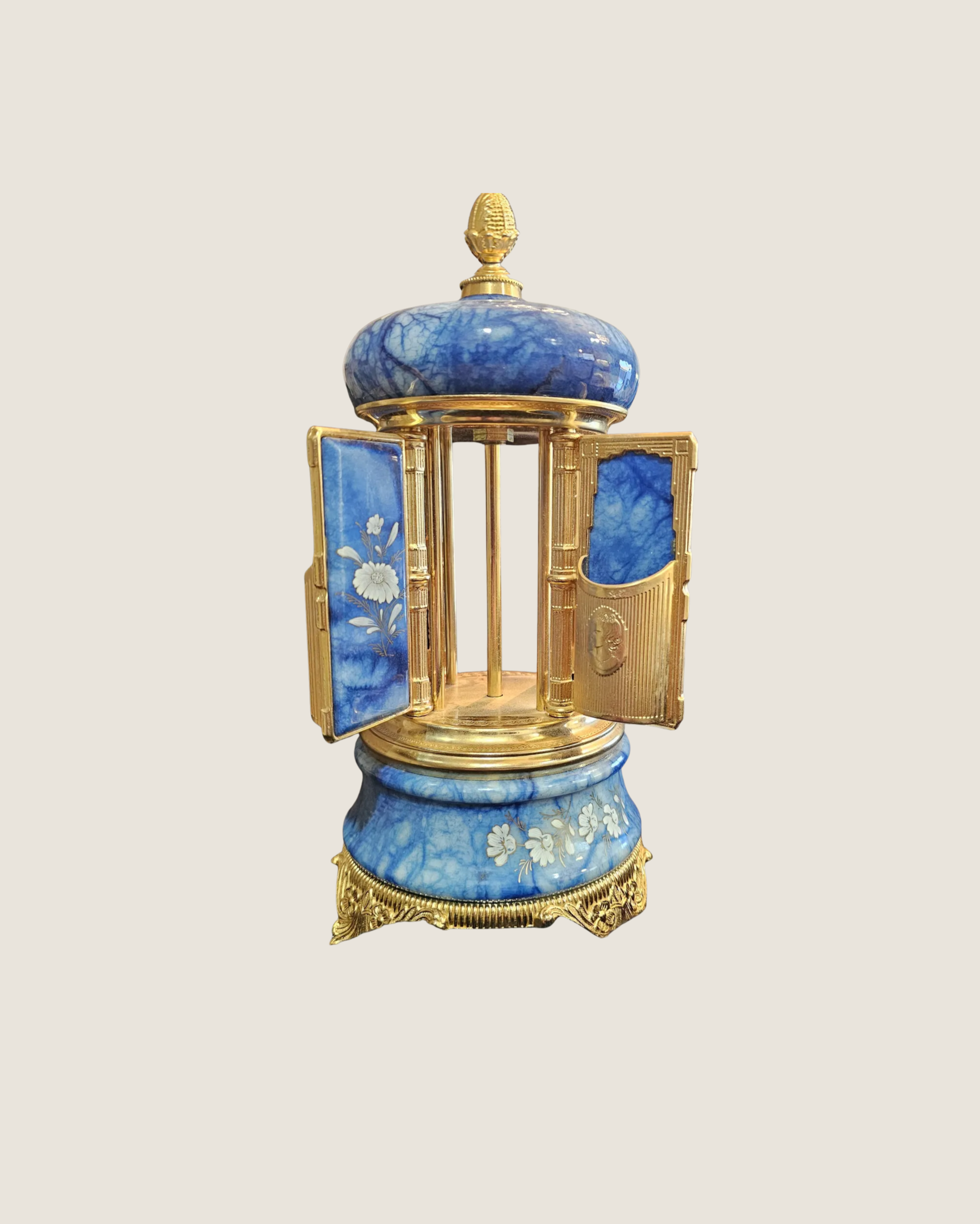 Vintage Carousel Music Box Lipstick/Cigarette Holder | $600