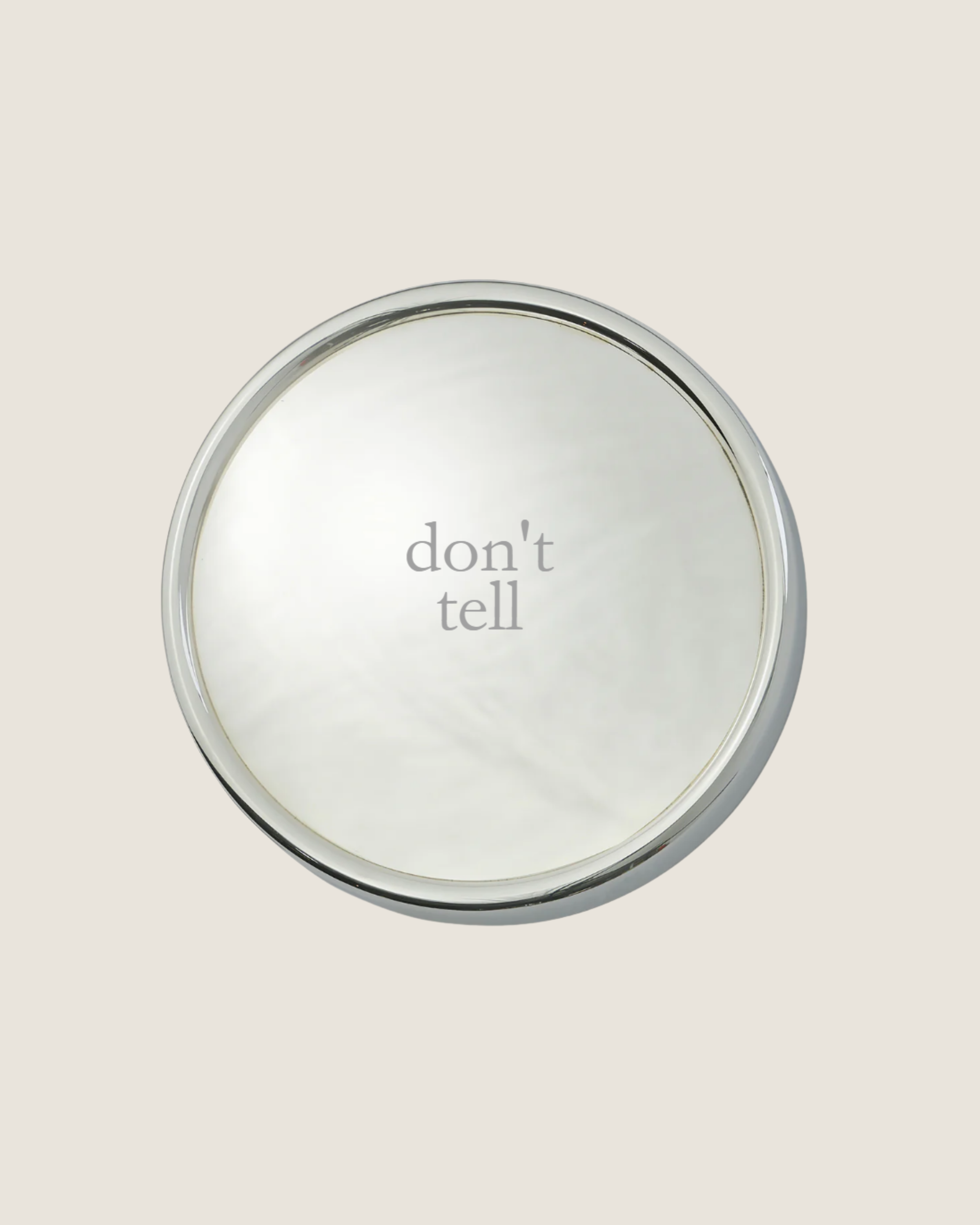 Silver Ice Cream Lid | $61