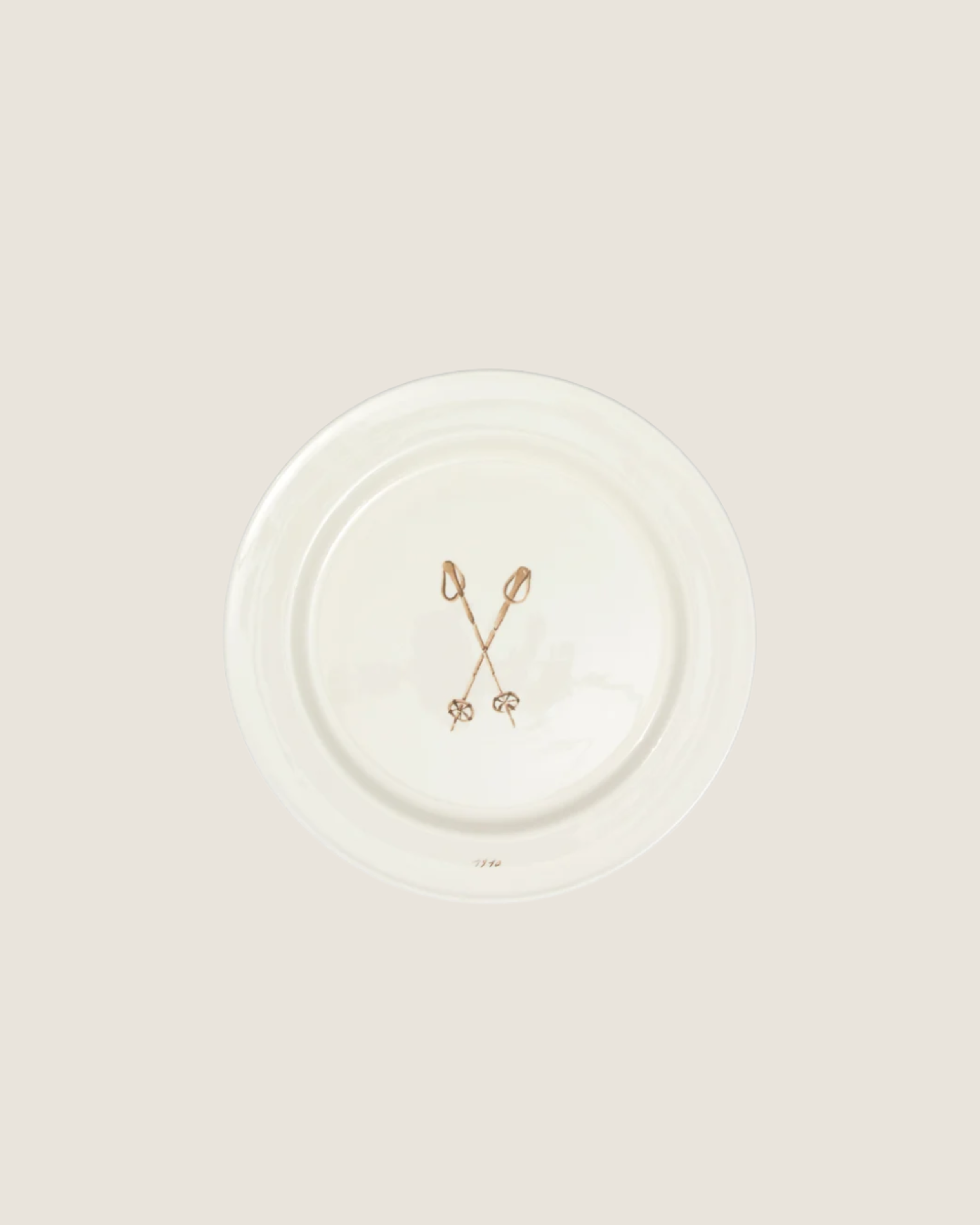 Chehoma Acentielle Ski Dinner Plate | $38