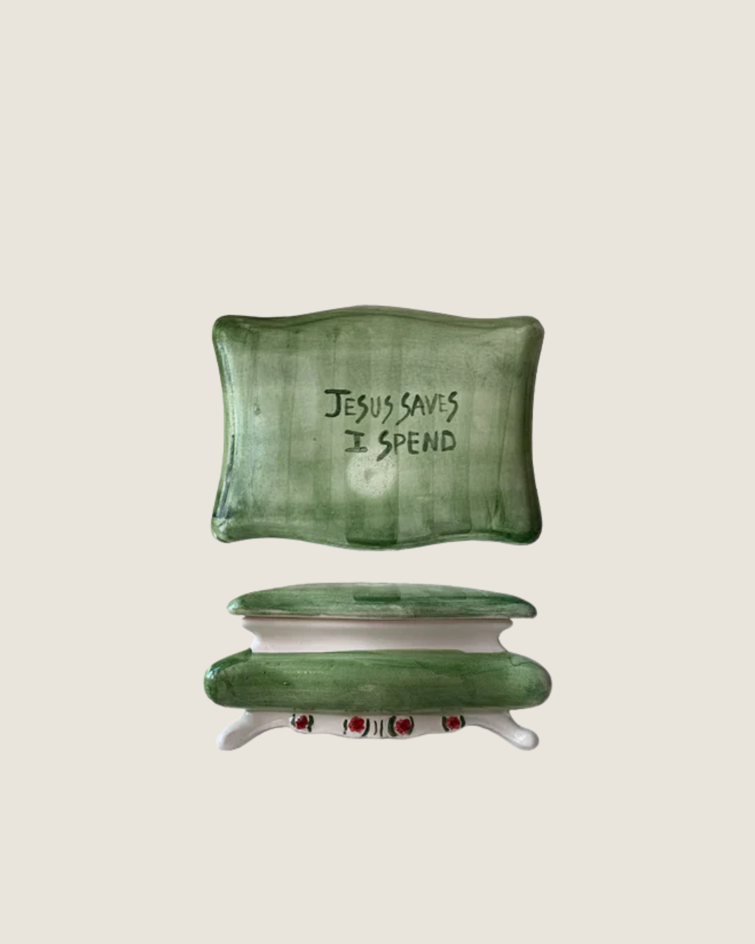 "Jesus Saves I Spend" Jewelry Case | $77