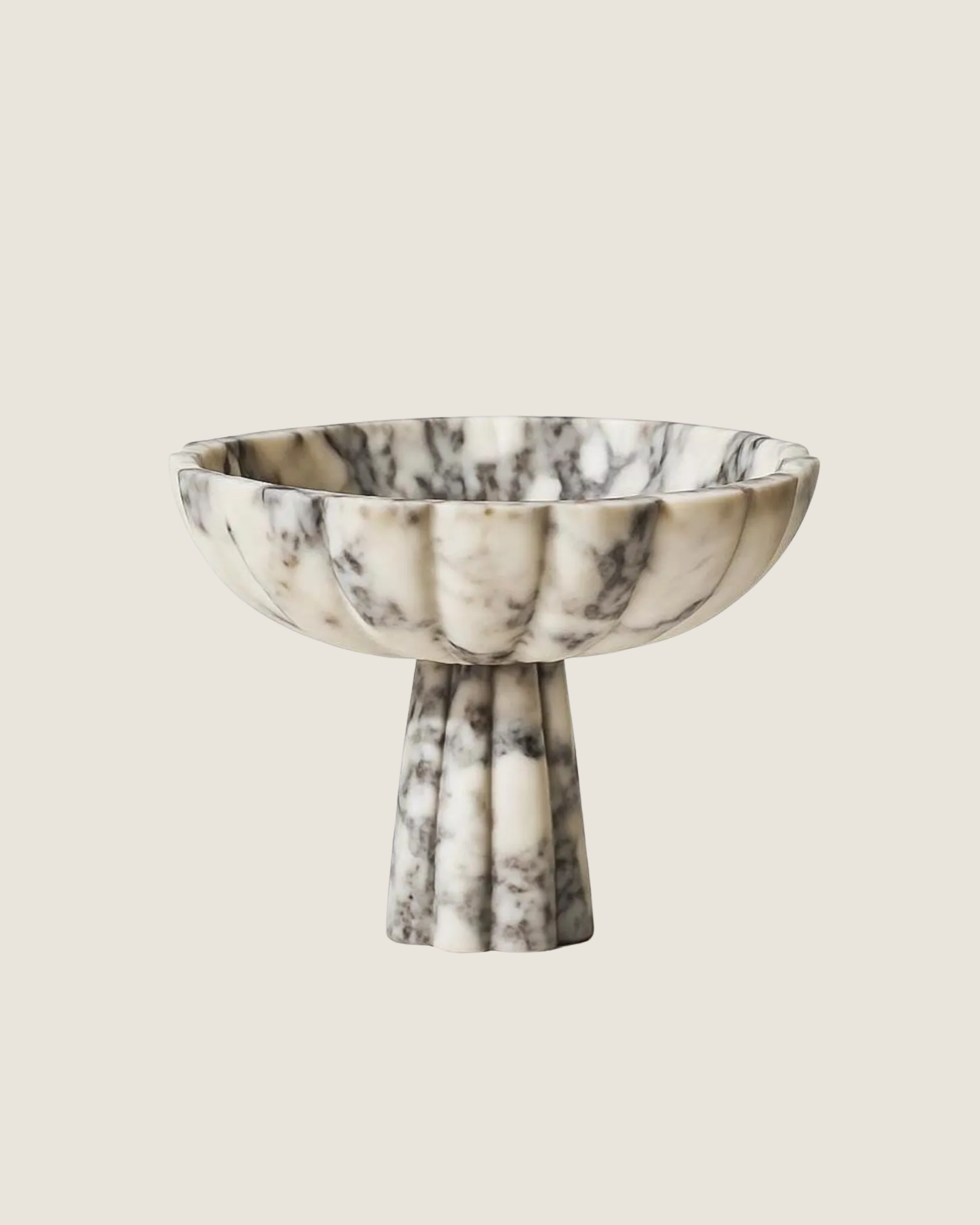 Calacatta Viola Marble Scallop Bowl | $190
