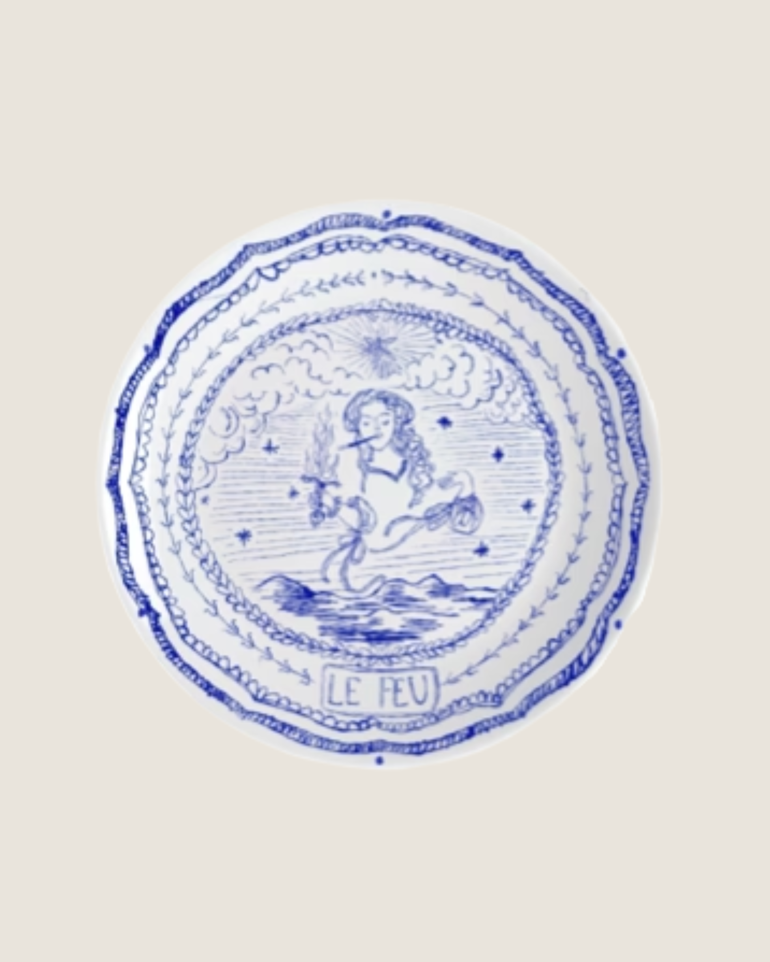 Element "Le Feu" Plate | $74