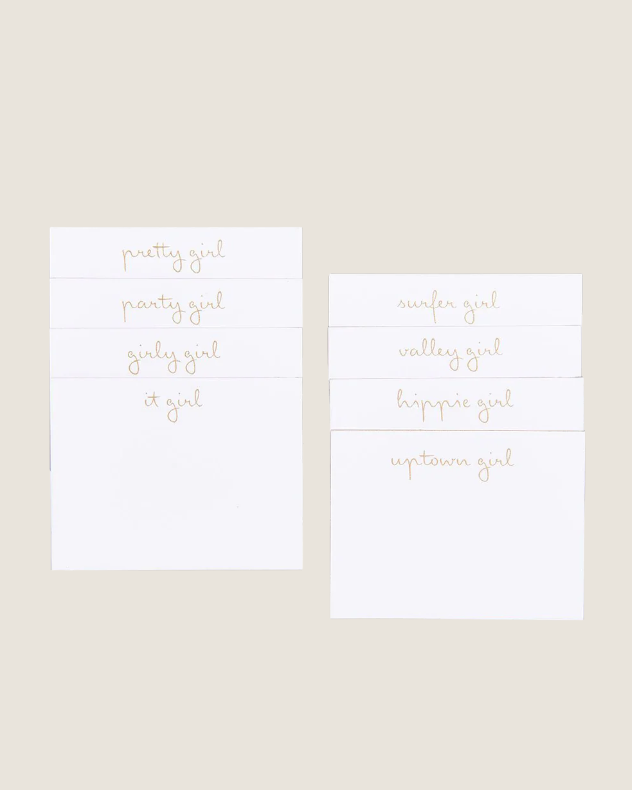 Girls Night Place Cards, Set of 24 | $60