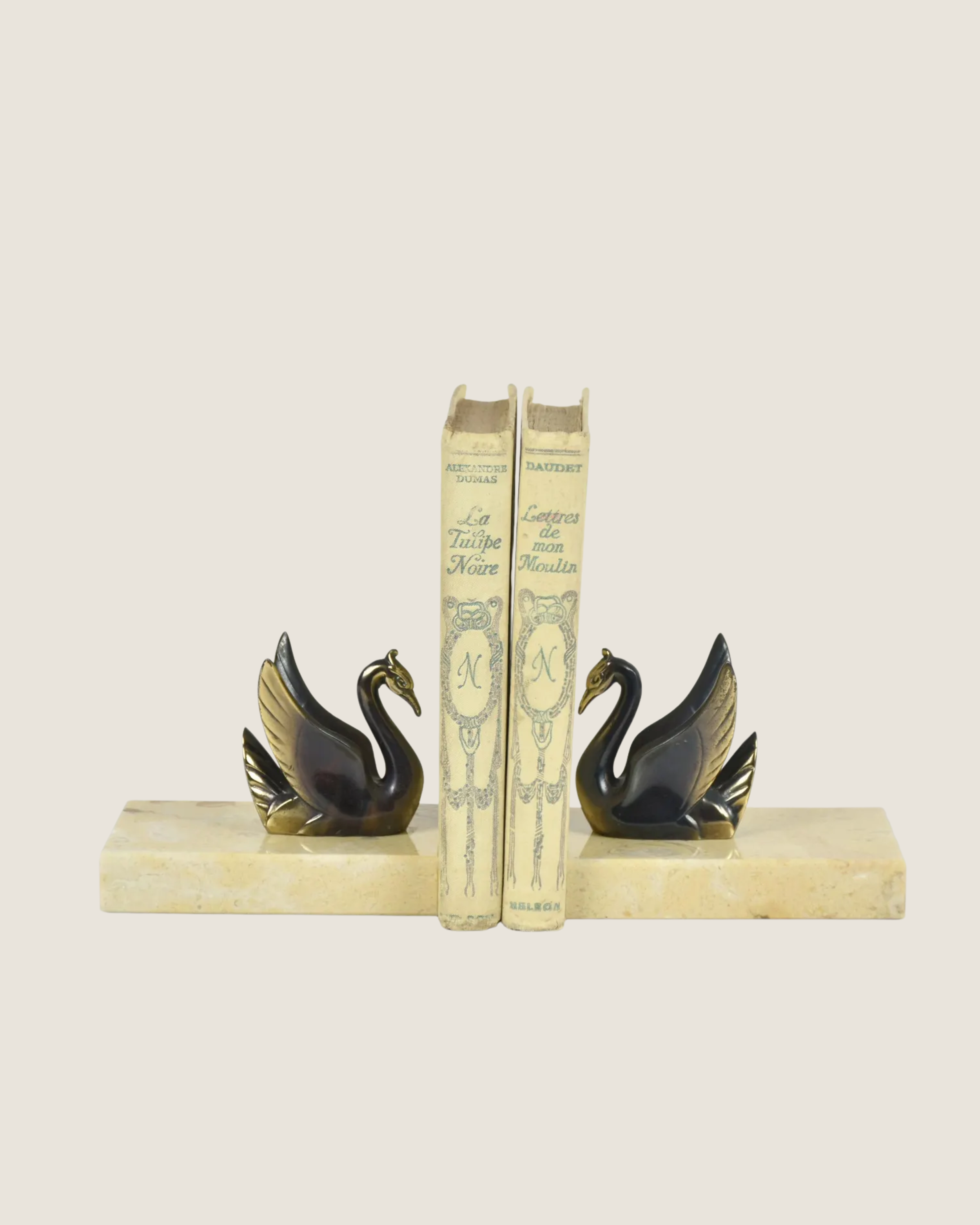 Vintage Swan Bookends | $207