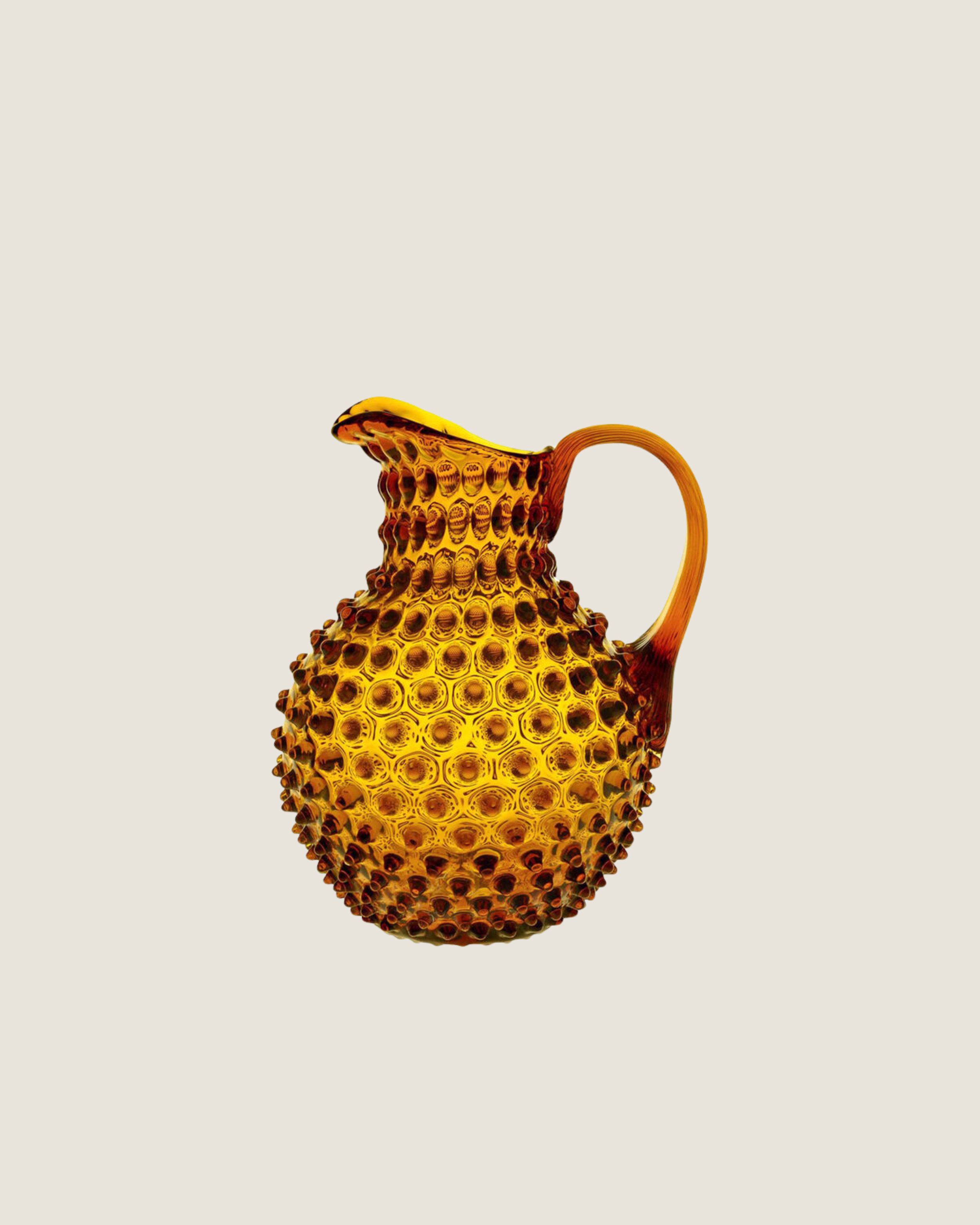'Hobnail Jug', Amber | $120