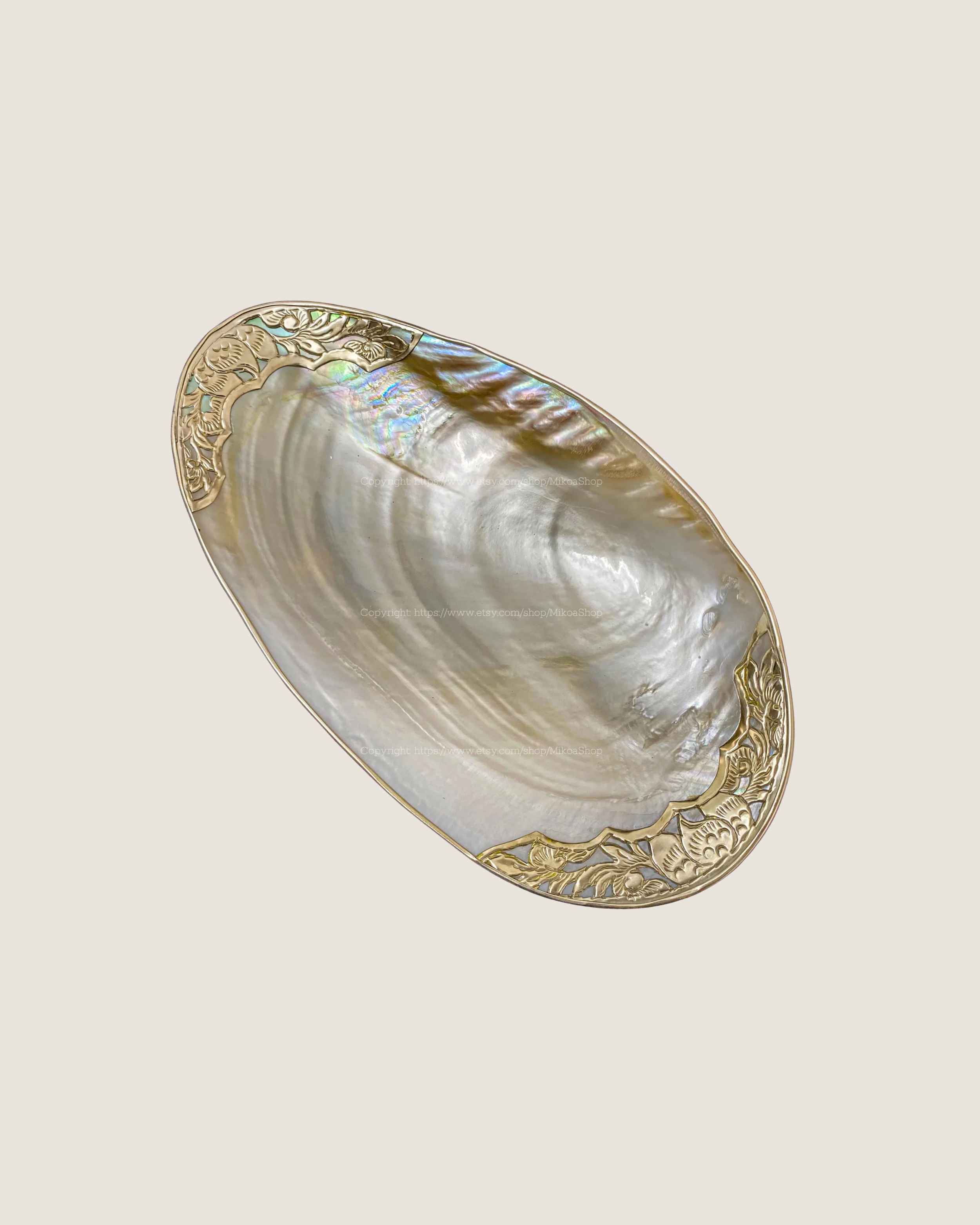Symbol of Immortality and Wealth Seashell Dish | $53
