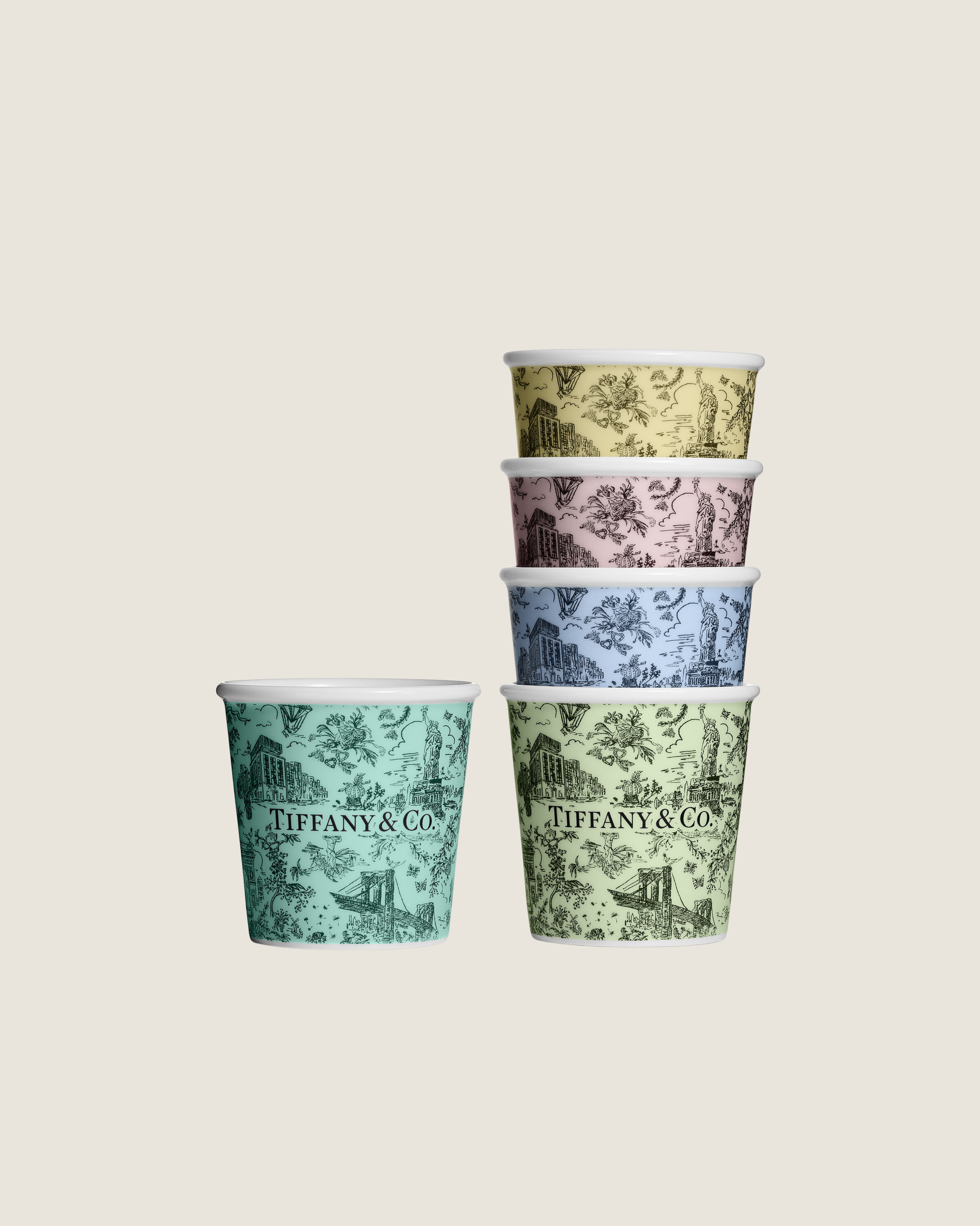 Tiffany & Co. Toile China Espresso Cups | $275