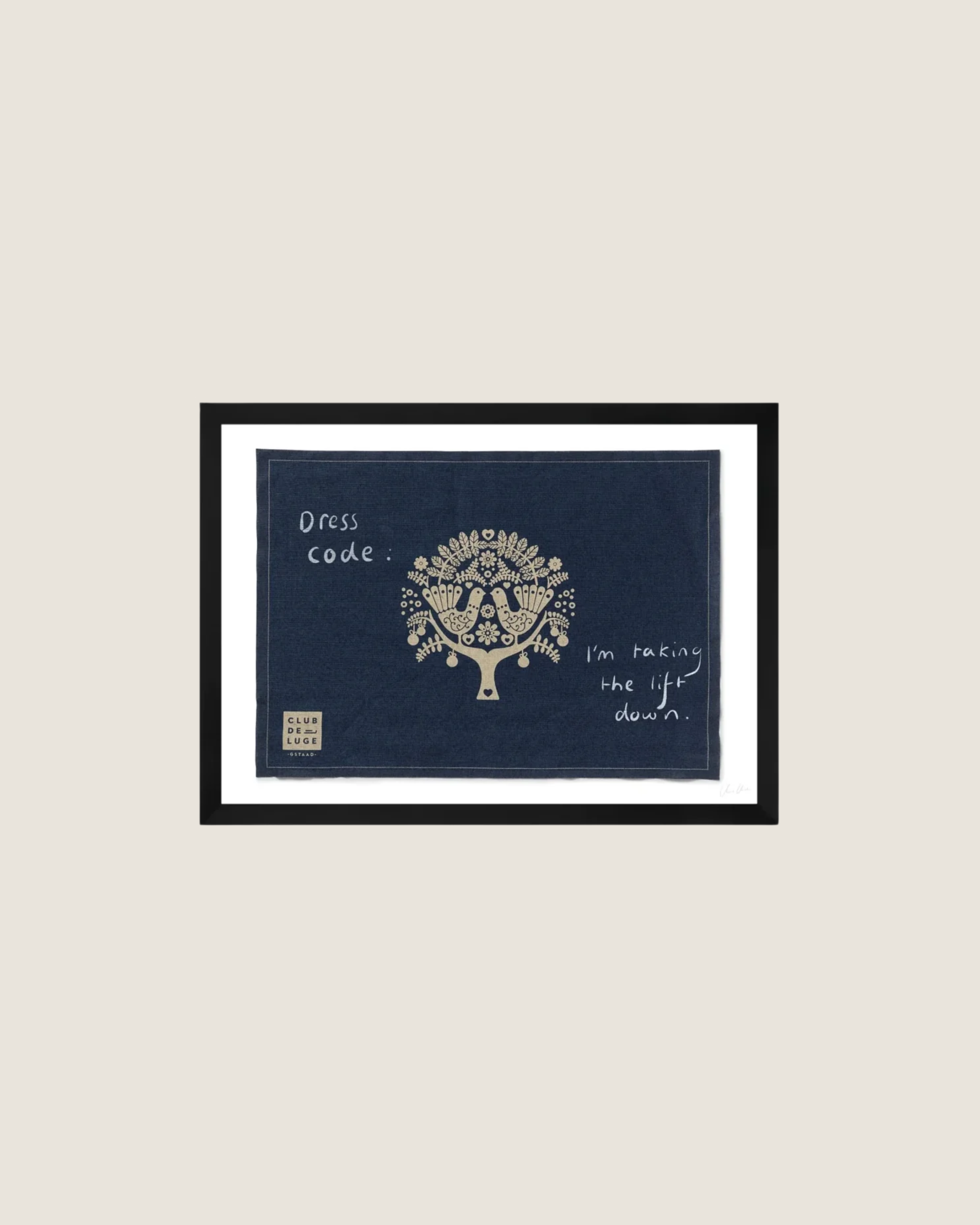 Placemat at Club de Luge Art Print | $310