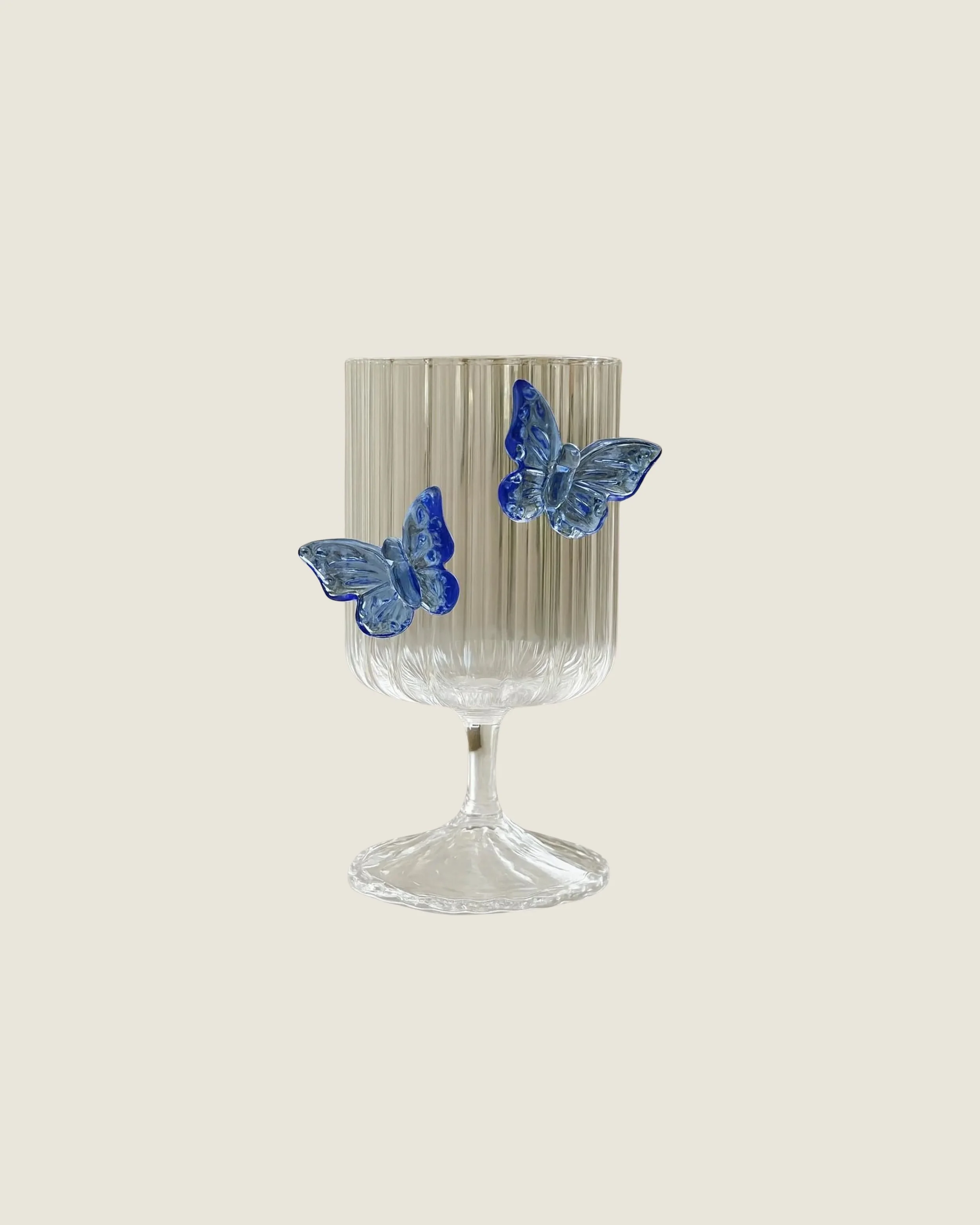 Butterfly Crystal Goblet | $20