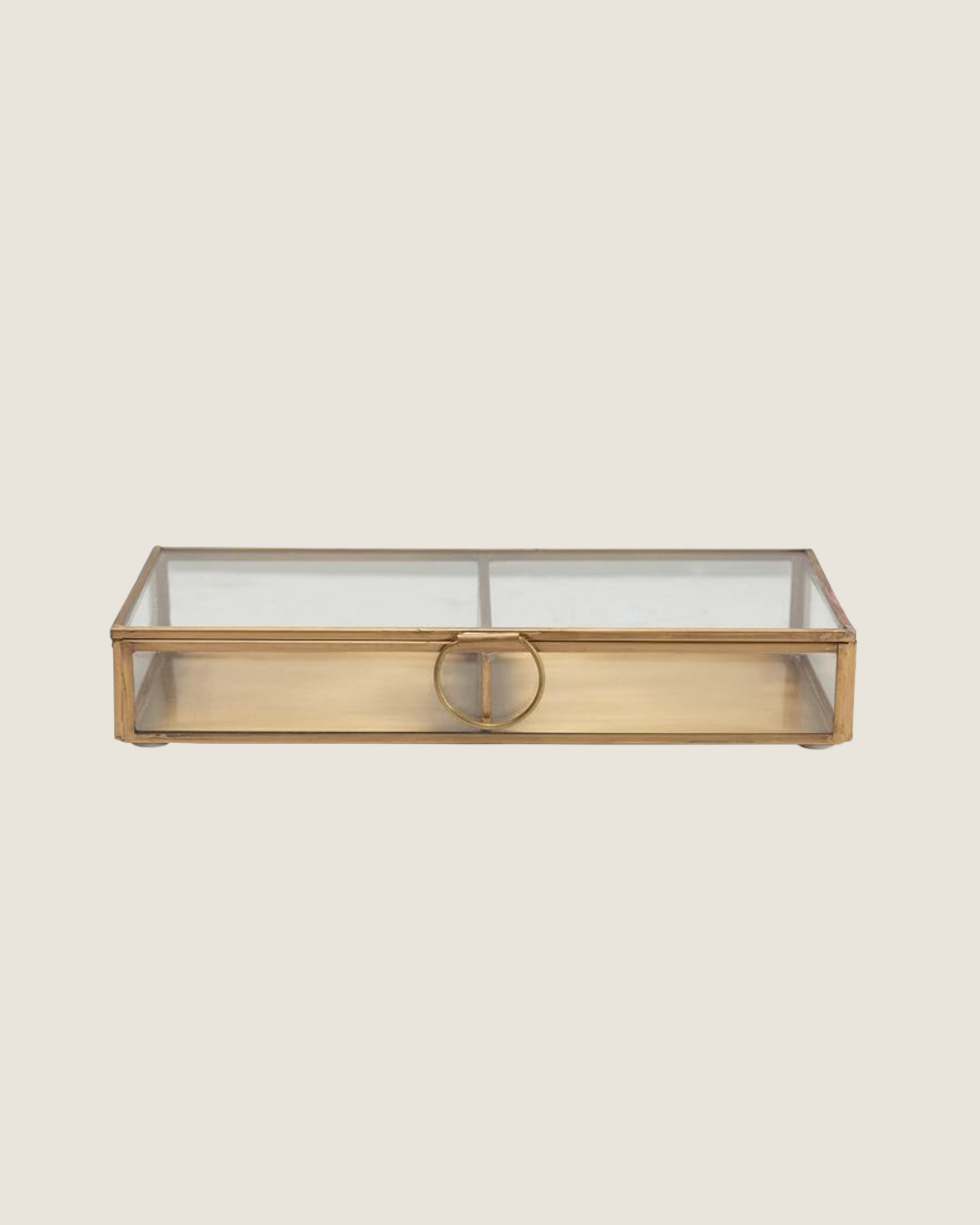 Brass & Glass Polaroid Display Box | $26