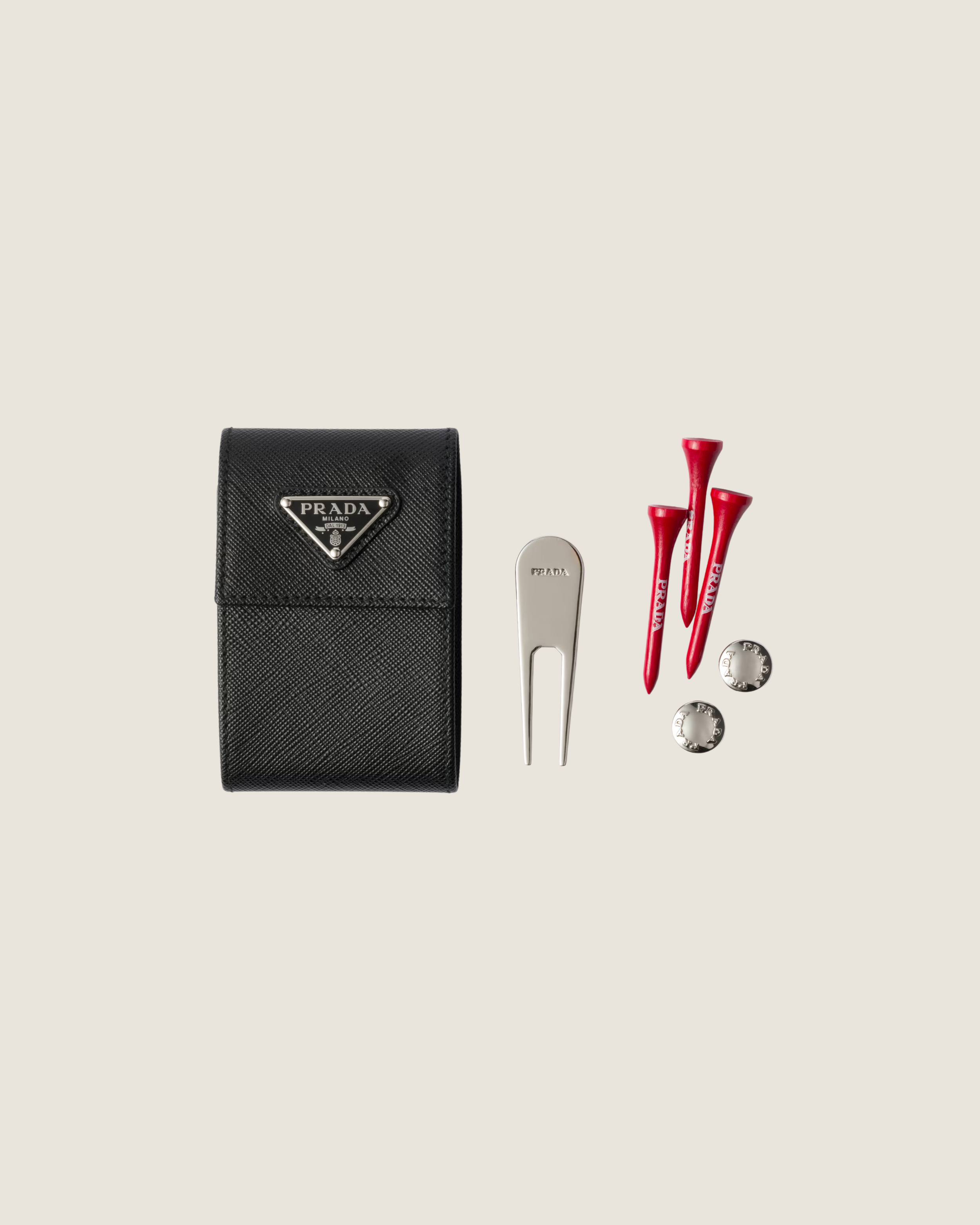 Prada Saffiano Leather Golf Tee Case | $825