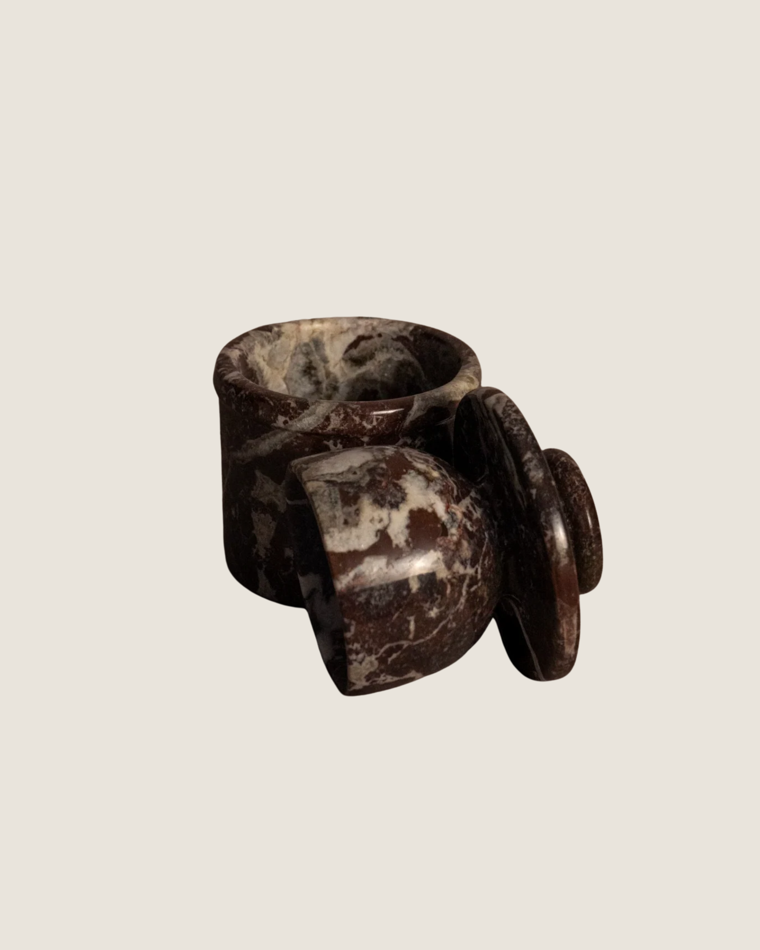 Red Zebra Marble Butter Keeper | $58