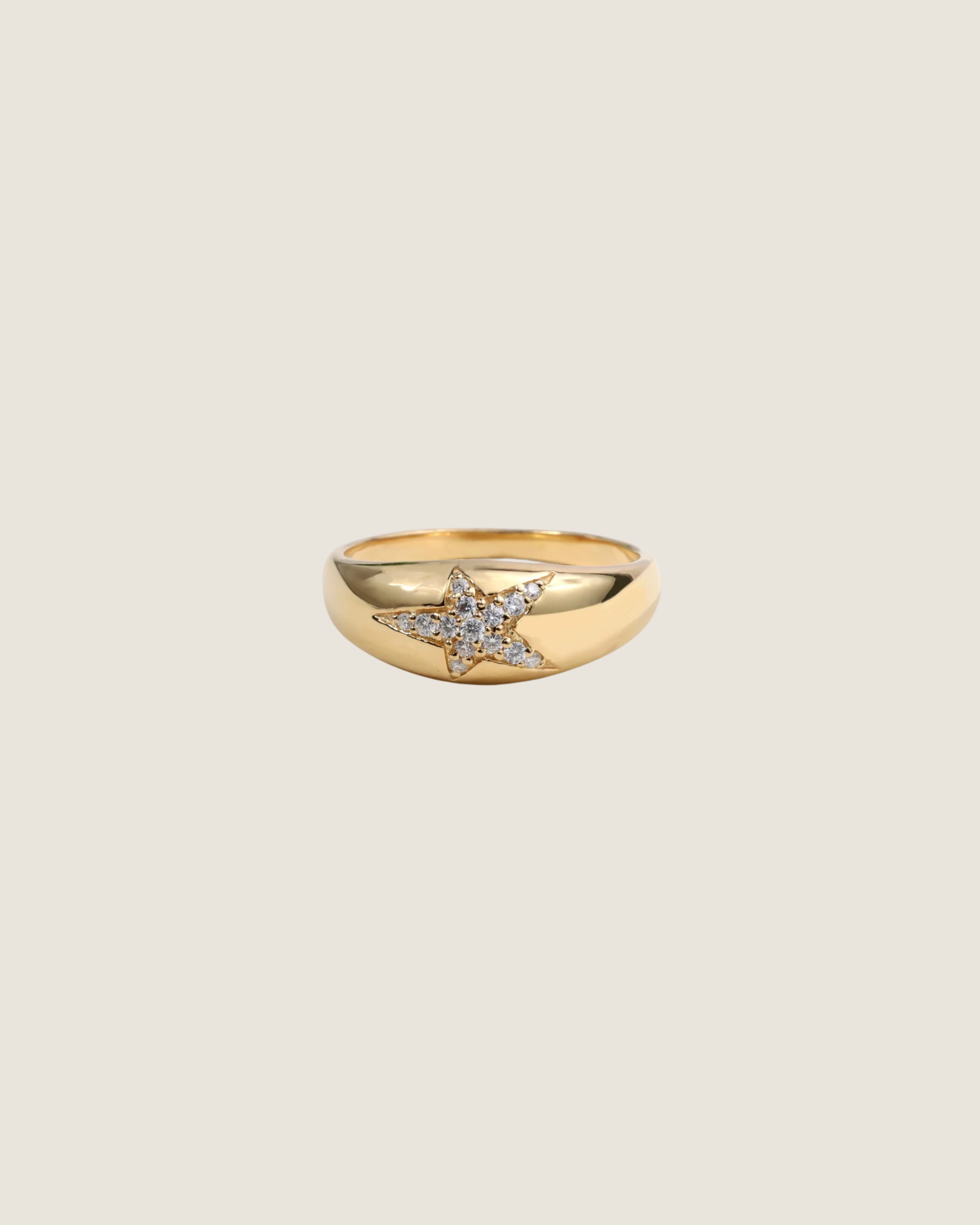 Art Deco Moissanite Starburst Ring | $46