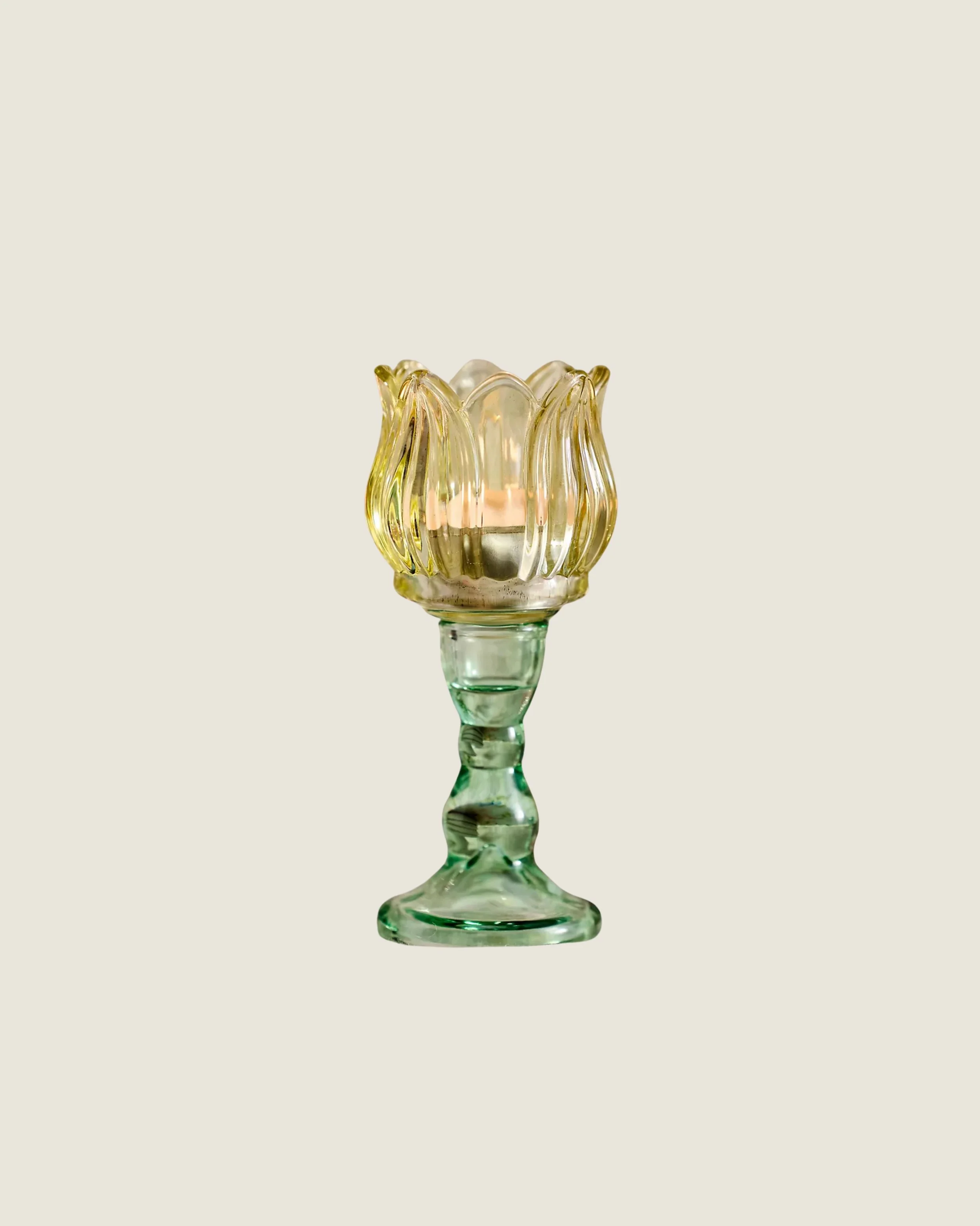 Tulip Glass Votive Holder | $20