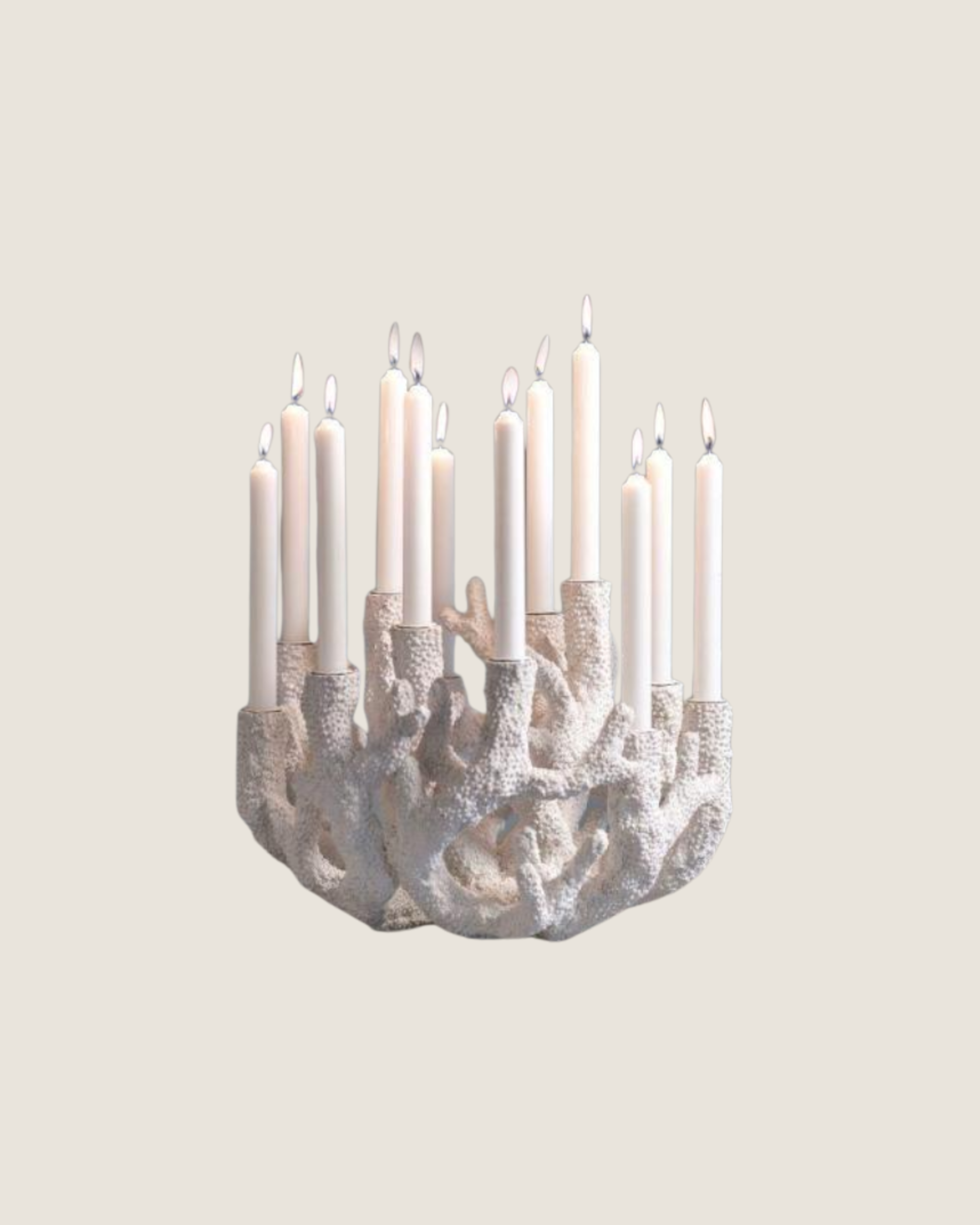 Cayo Coral 12- Tier Taper Holder | $237