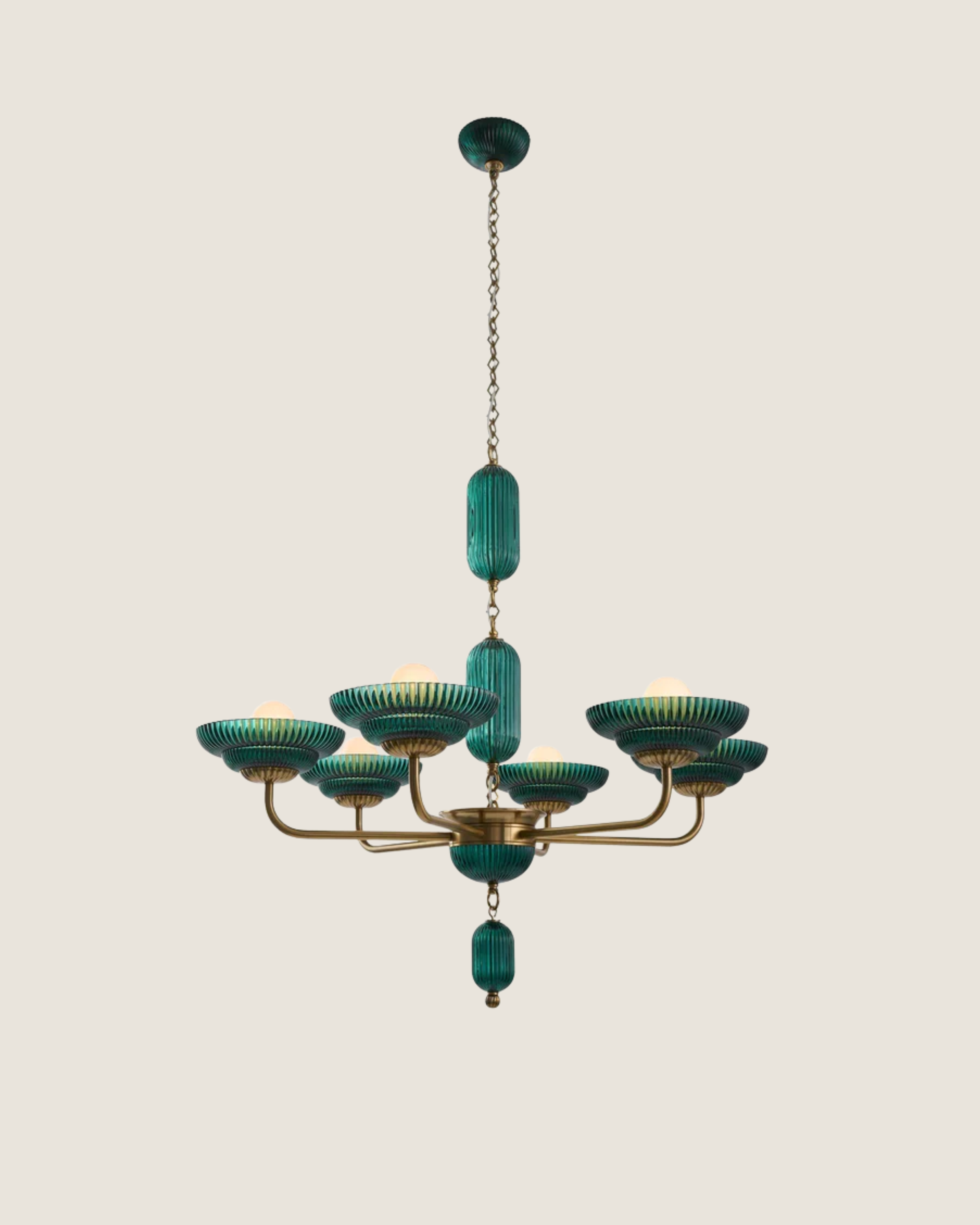 Verde Collection Six Light Chandelier | $3,298