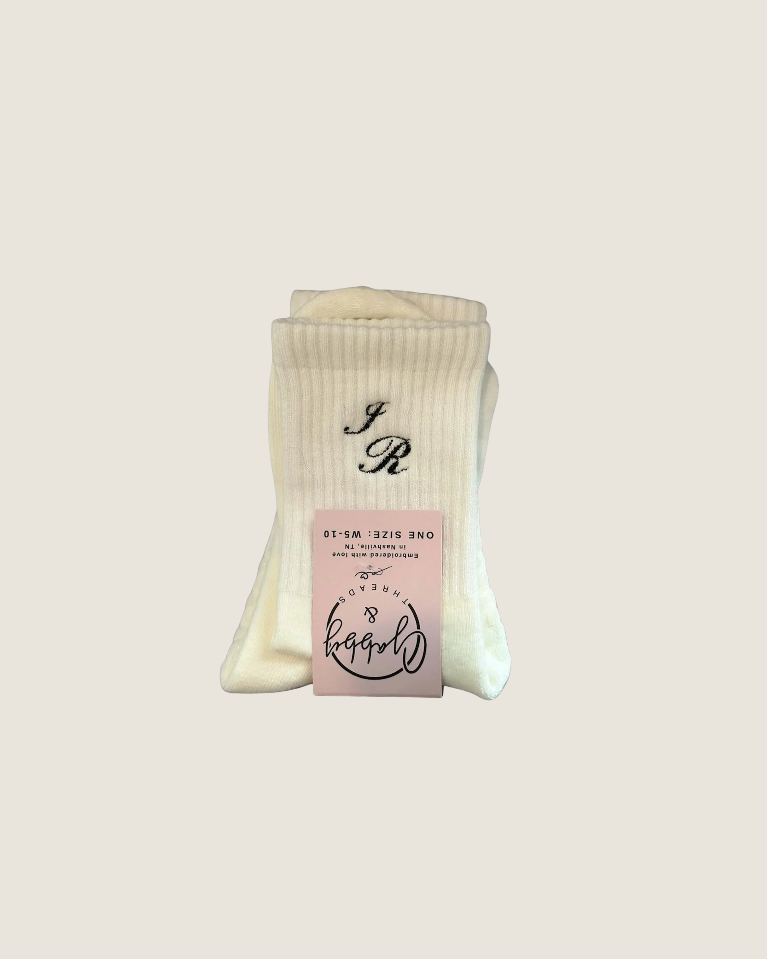 Initial Pilates Socks | $22