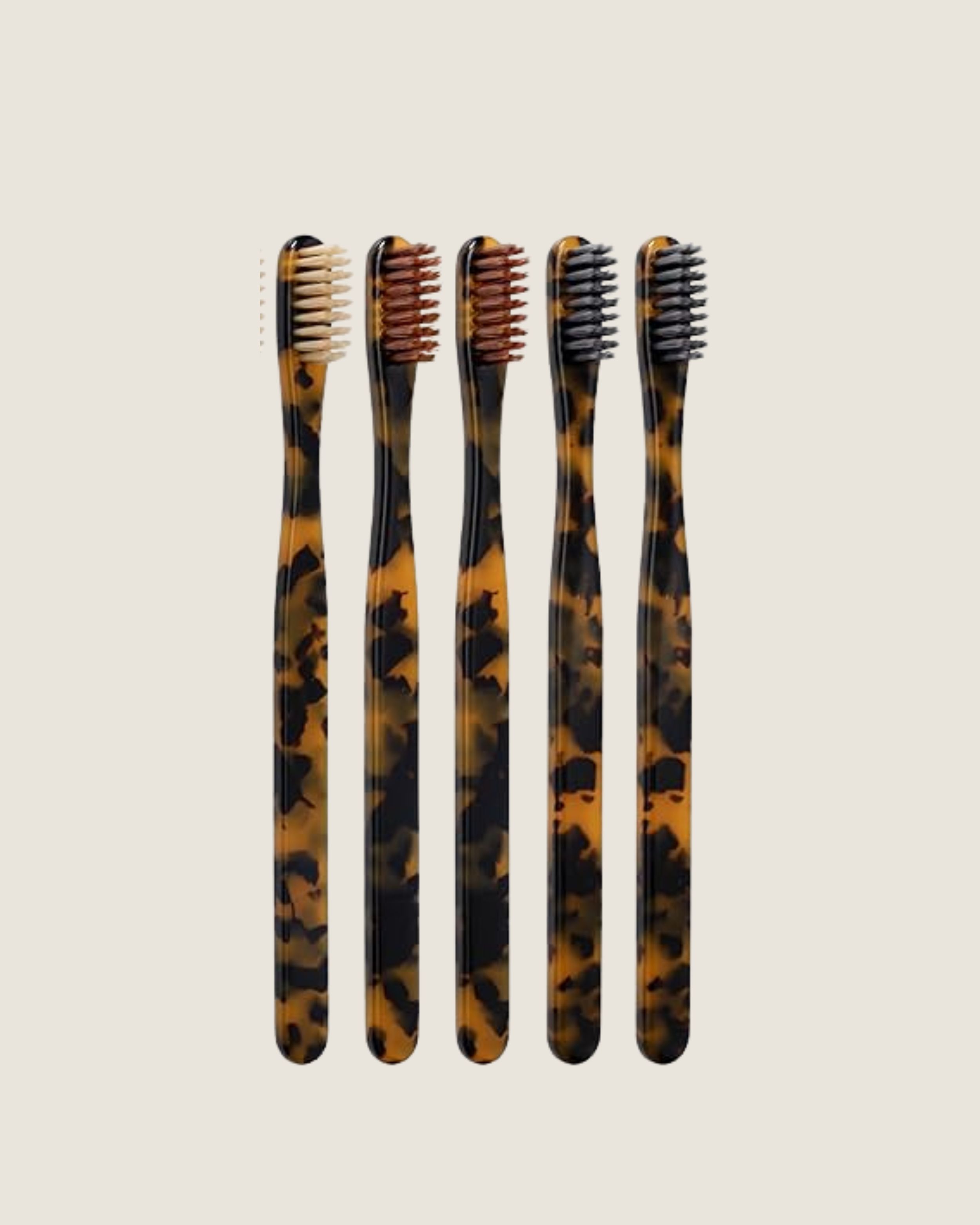 Tortoise Shell Guest Toothbrushes, Set of 8 | $9